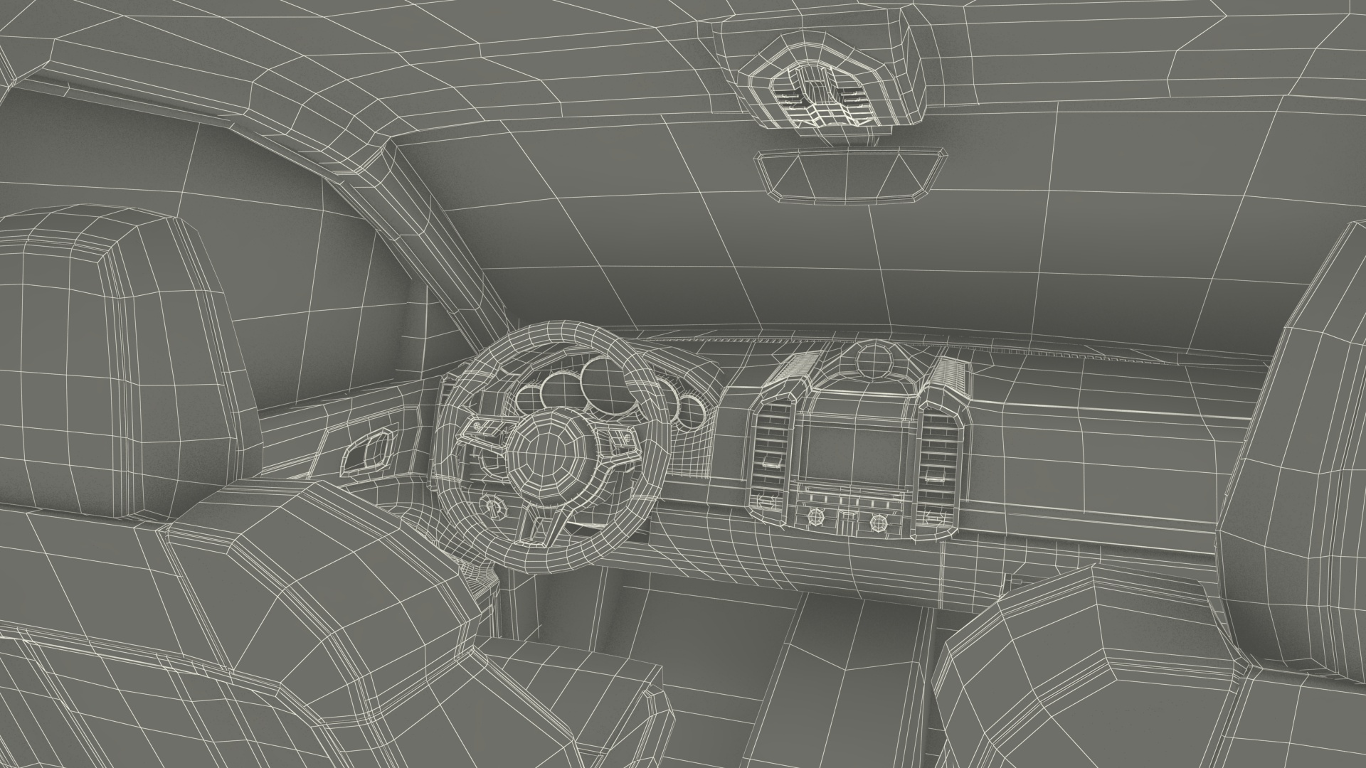 3D Filled Underground Parking