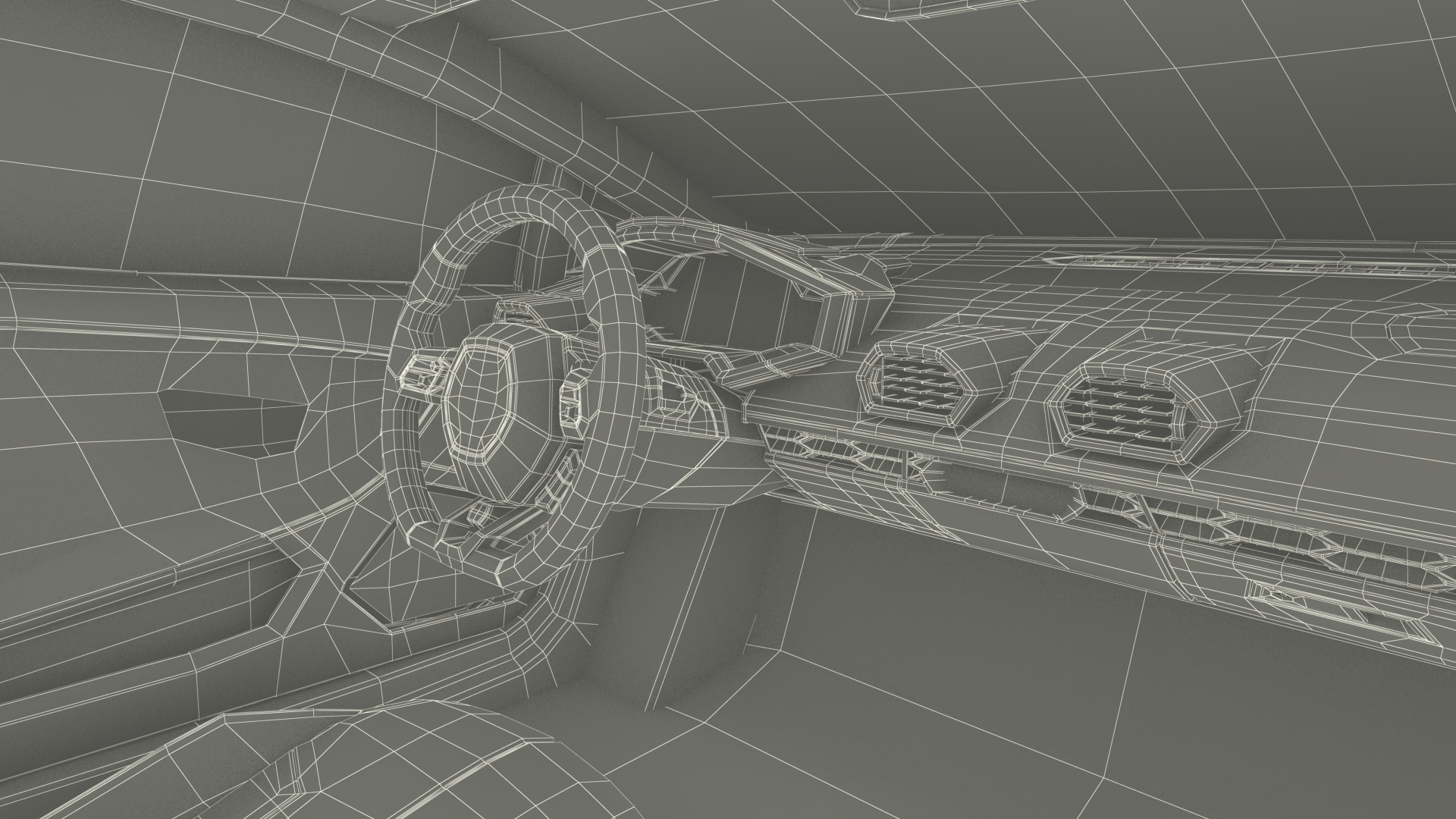 3D Filled Underground Parking