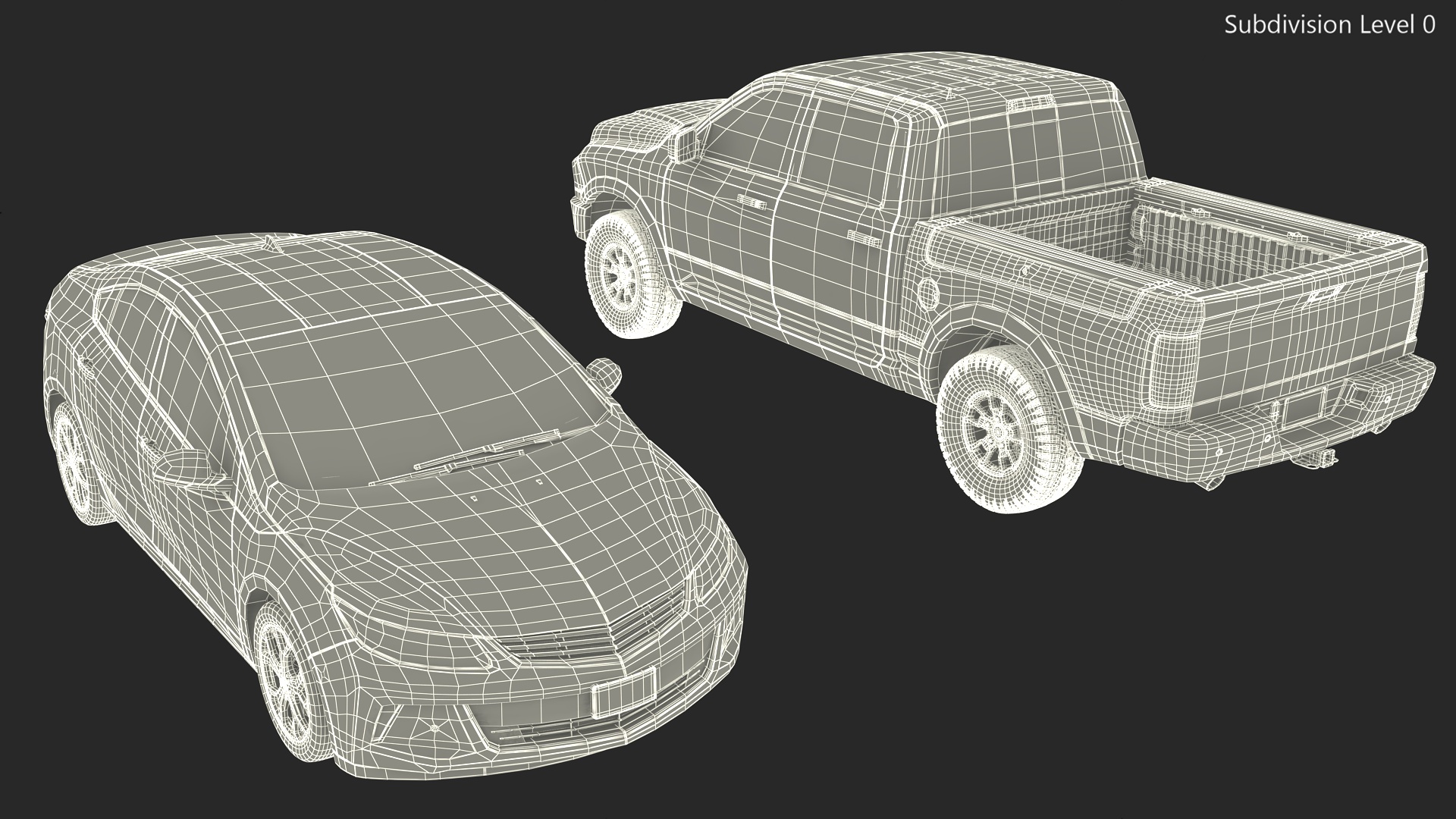 3D Filled Underground Parking