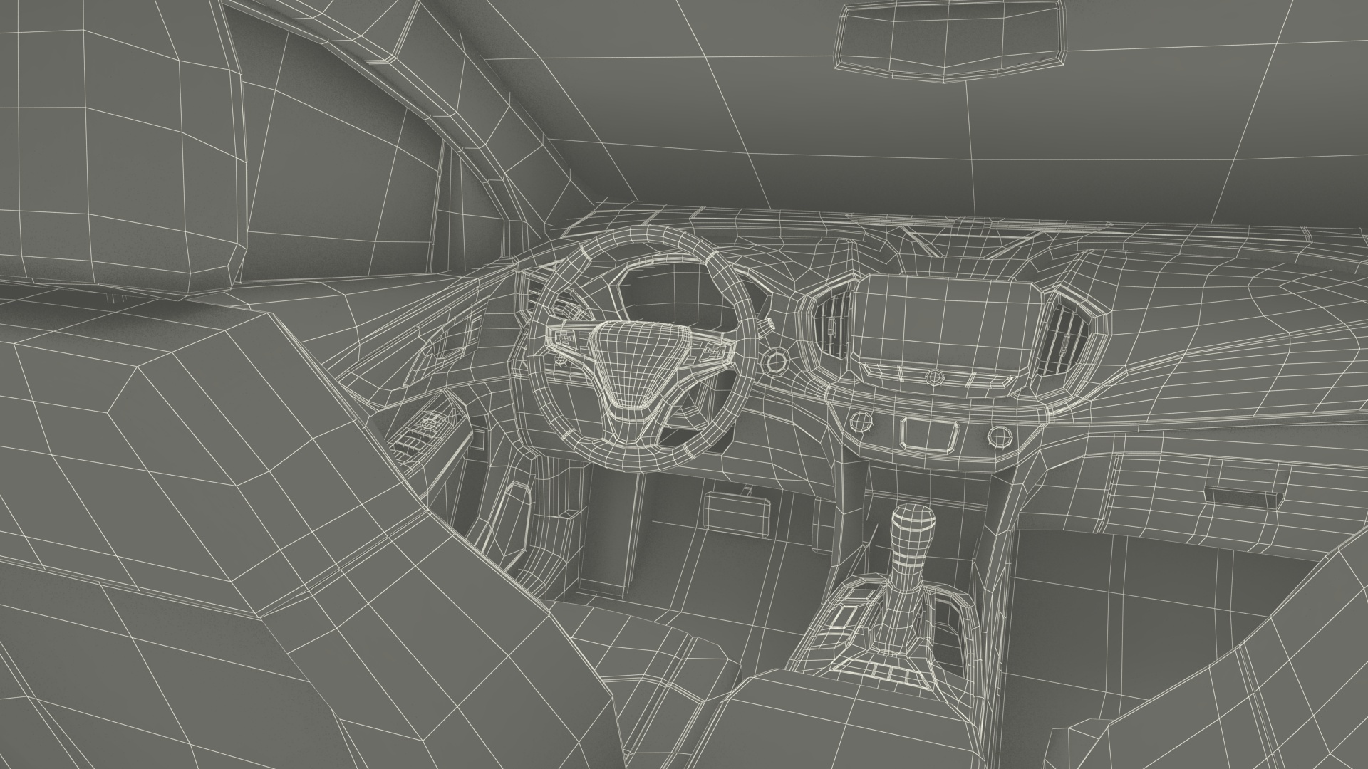 3D Filled Underground Parking