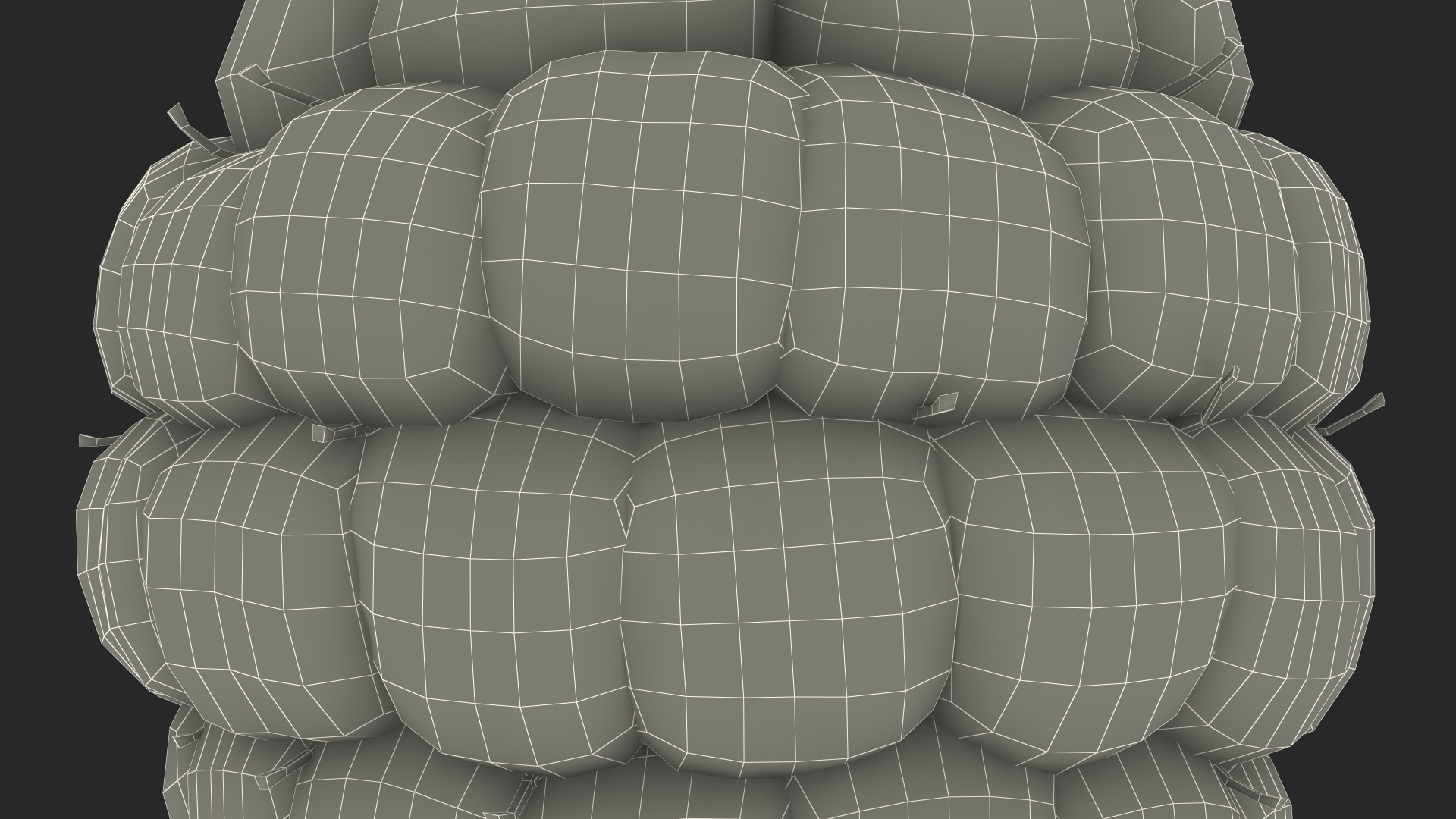 3D model Fresh Raspberry