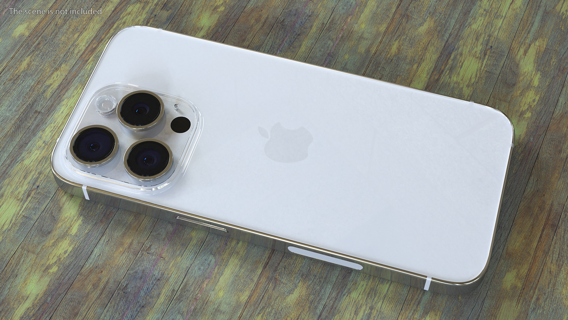 Apple IPhone 15 Pro White Titanium 3D model
