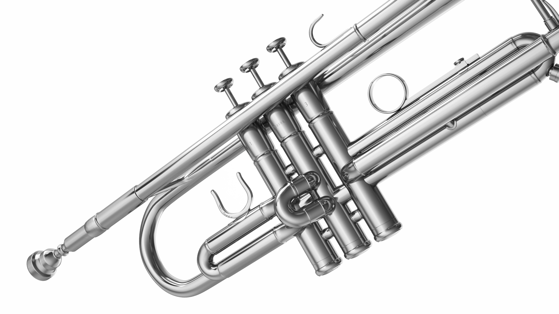 3D Trumpet Instrument model