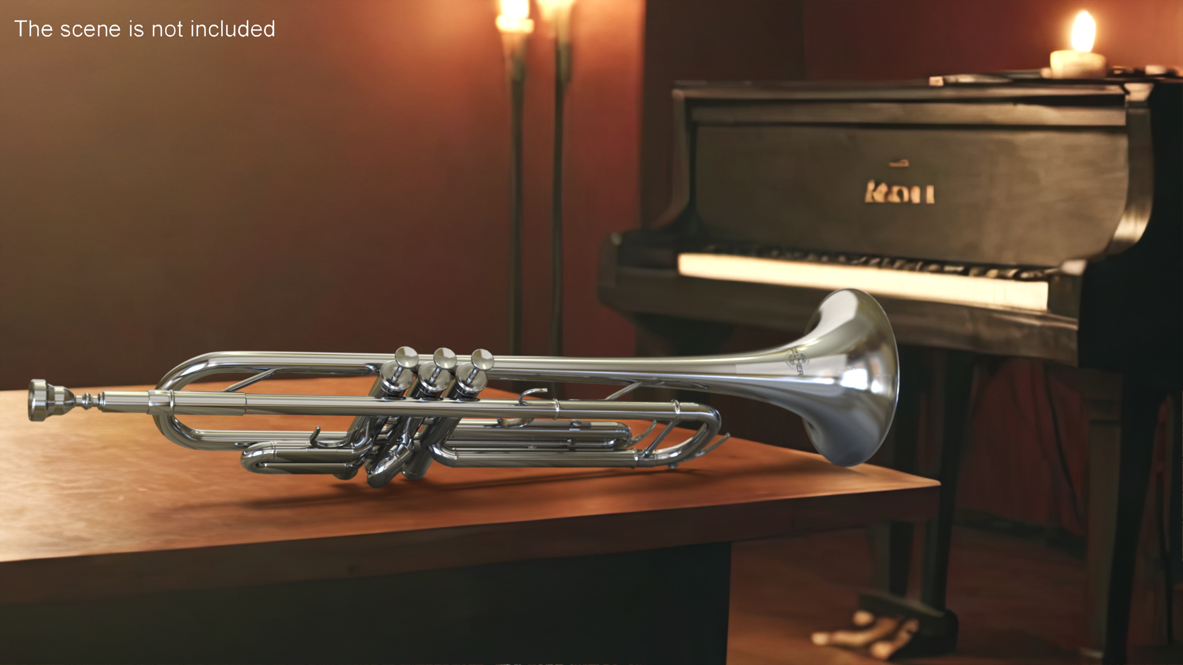 3D Trumpet Instrument model