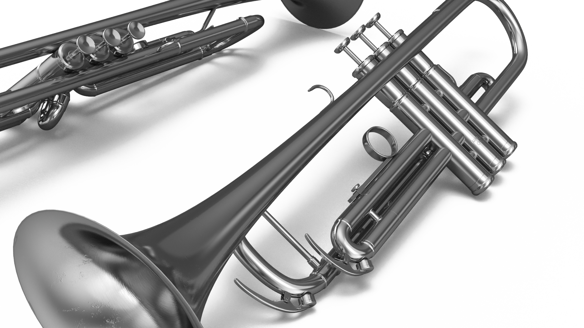 3D Trumpet Instrument model