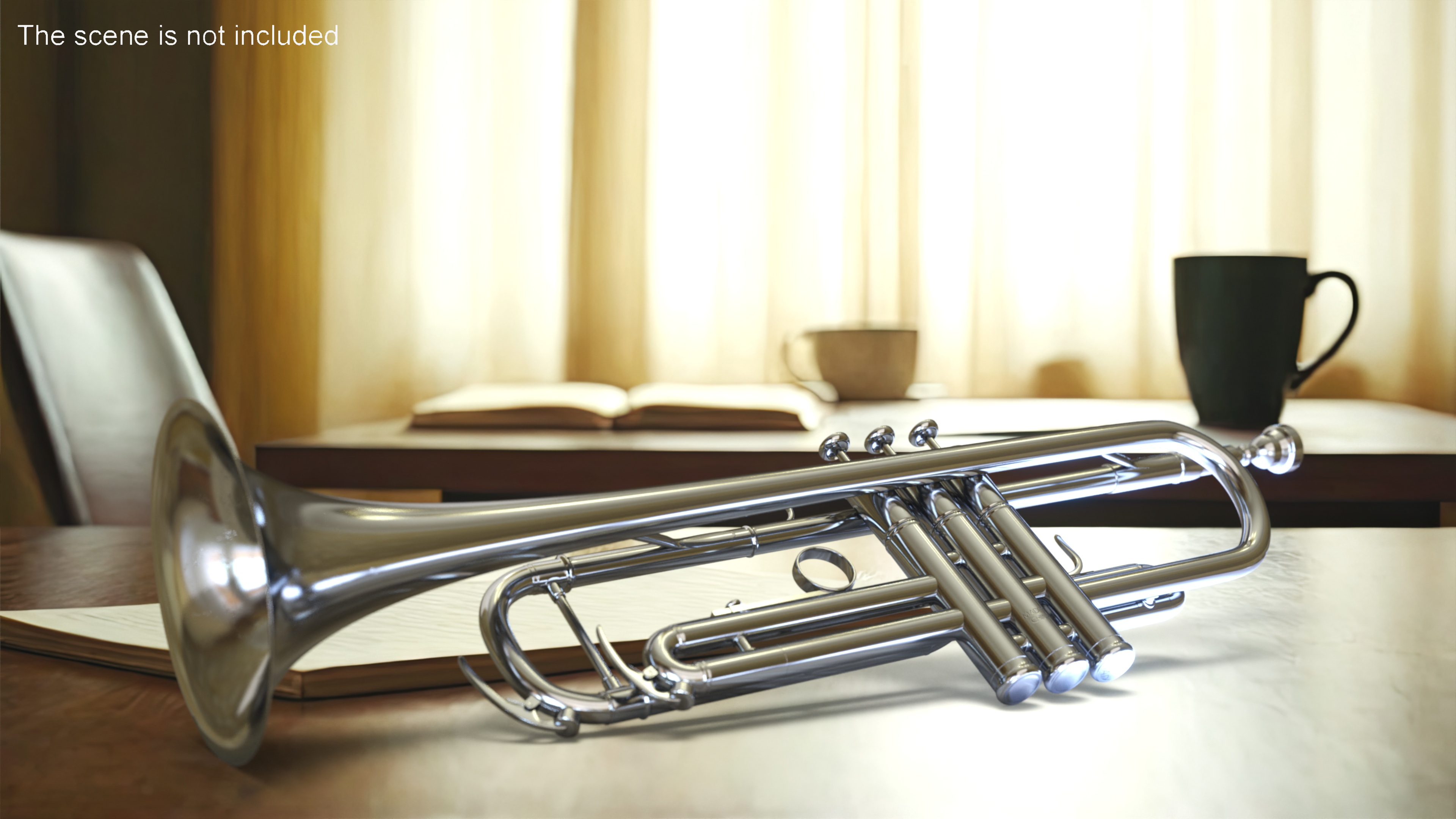 3D Trumpet Instrument model