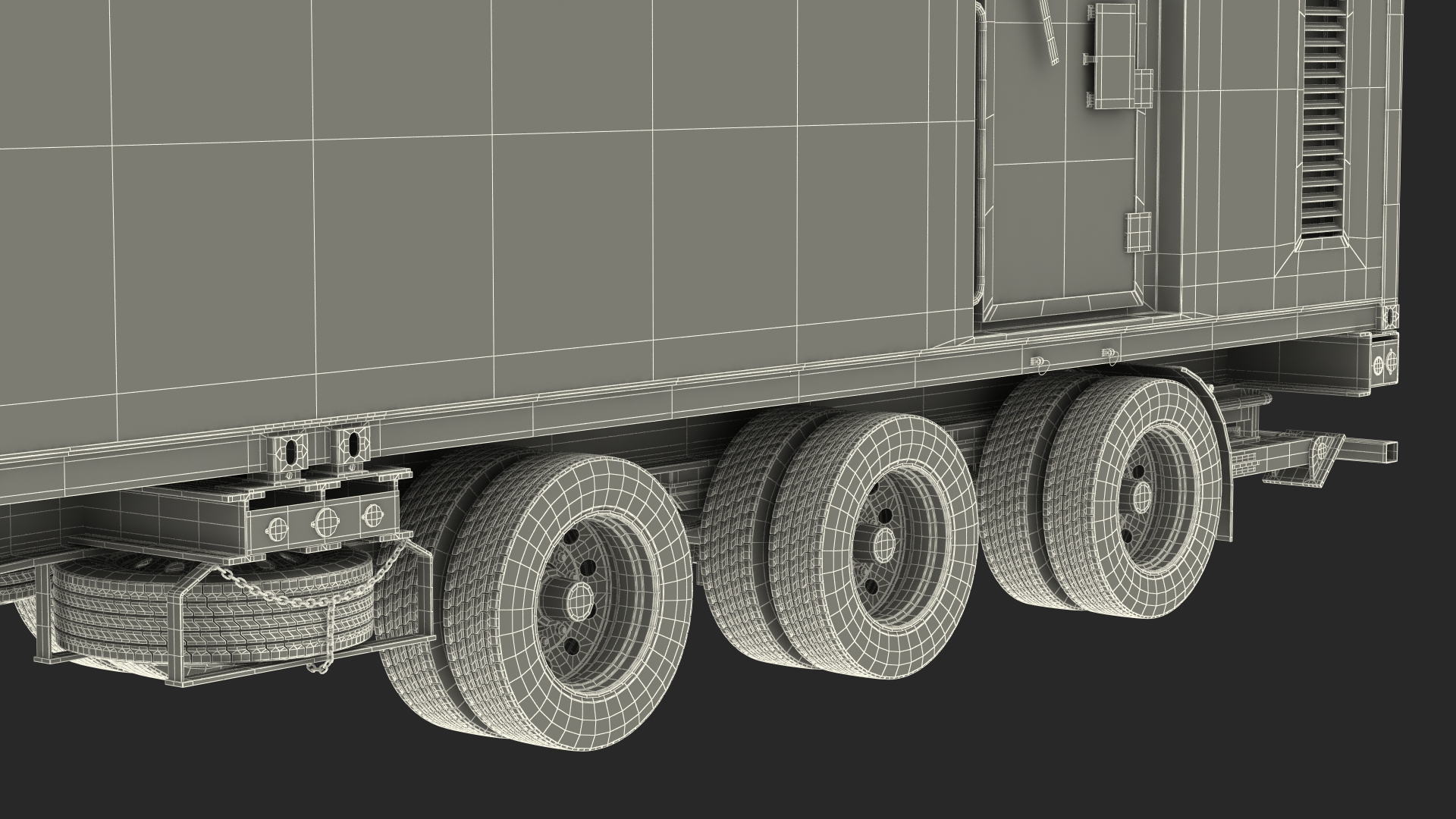Military Battery Control Center Sand Camouflage 3D