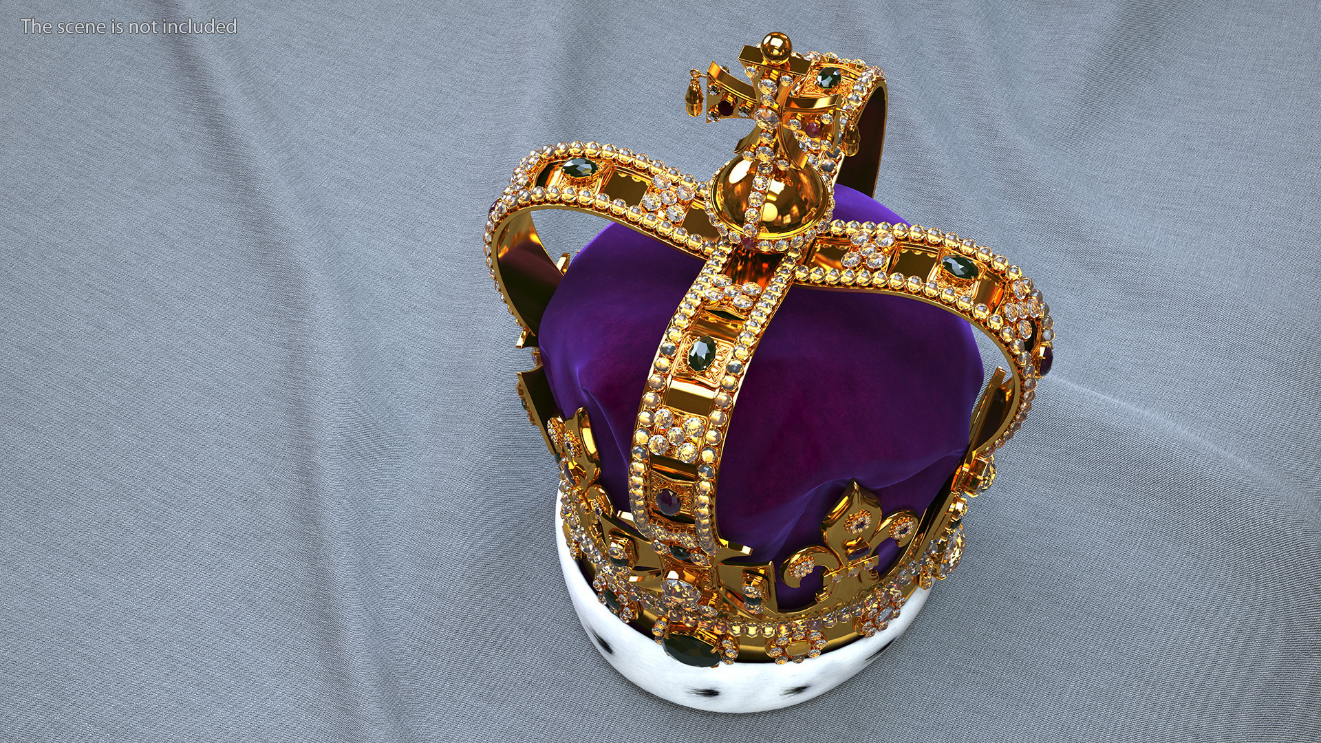 3D St Edwards Crown