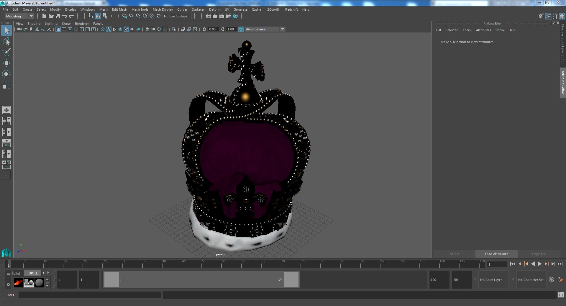 3D St Edwards Crown