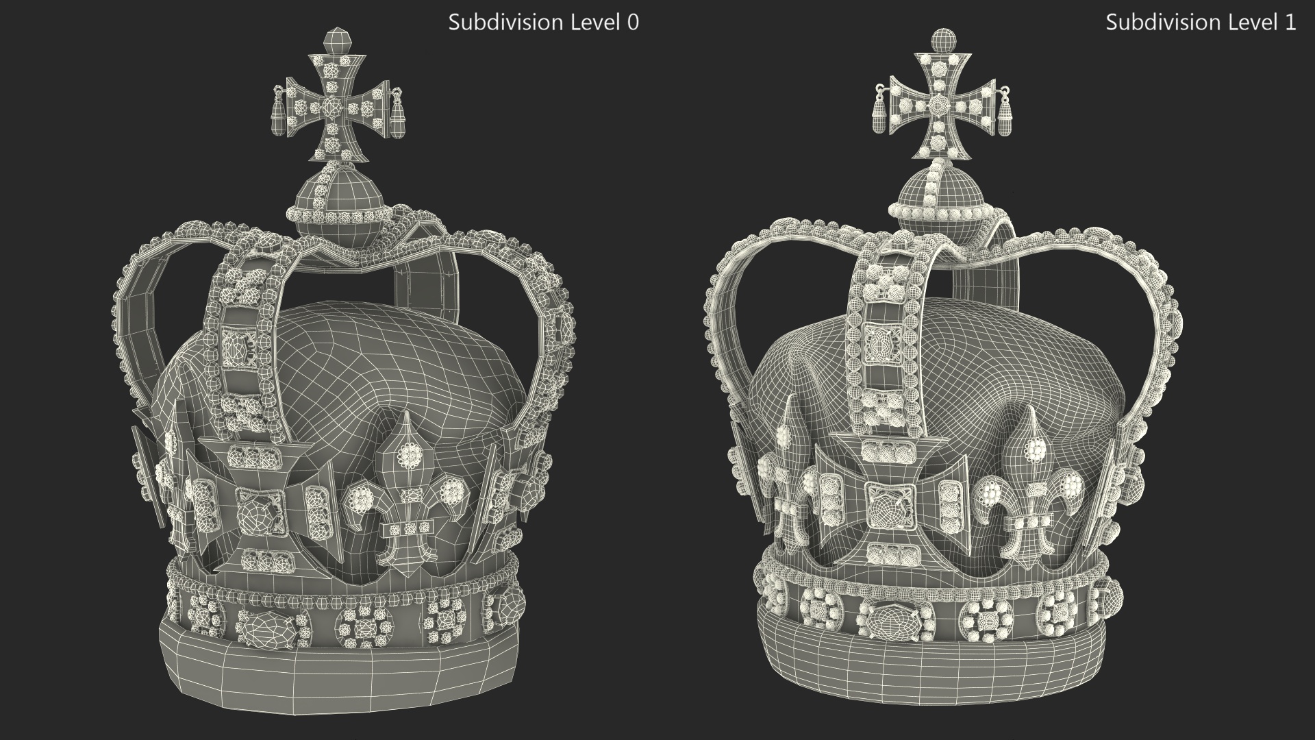 3D St Edwards Crown