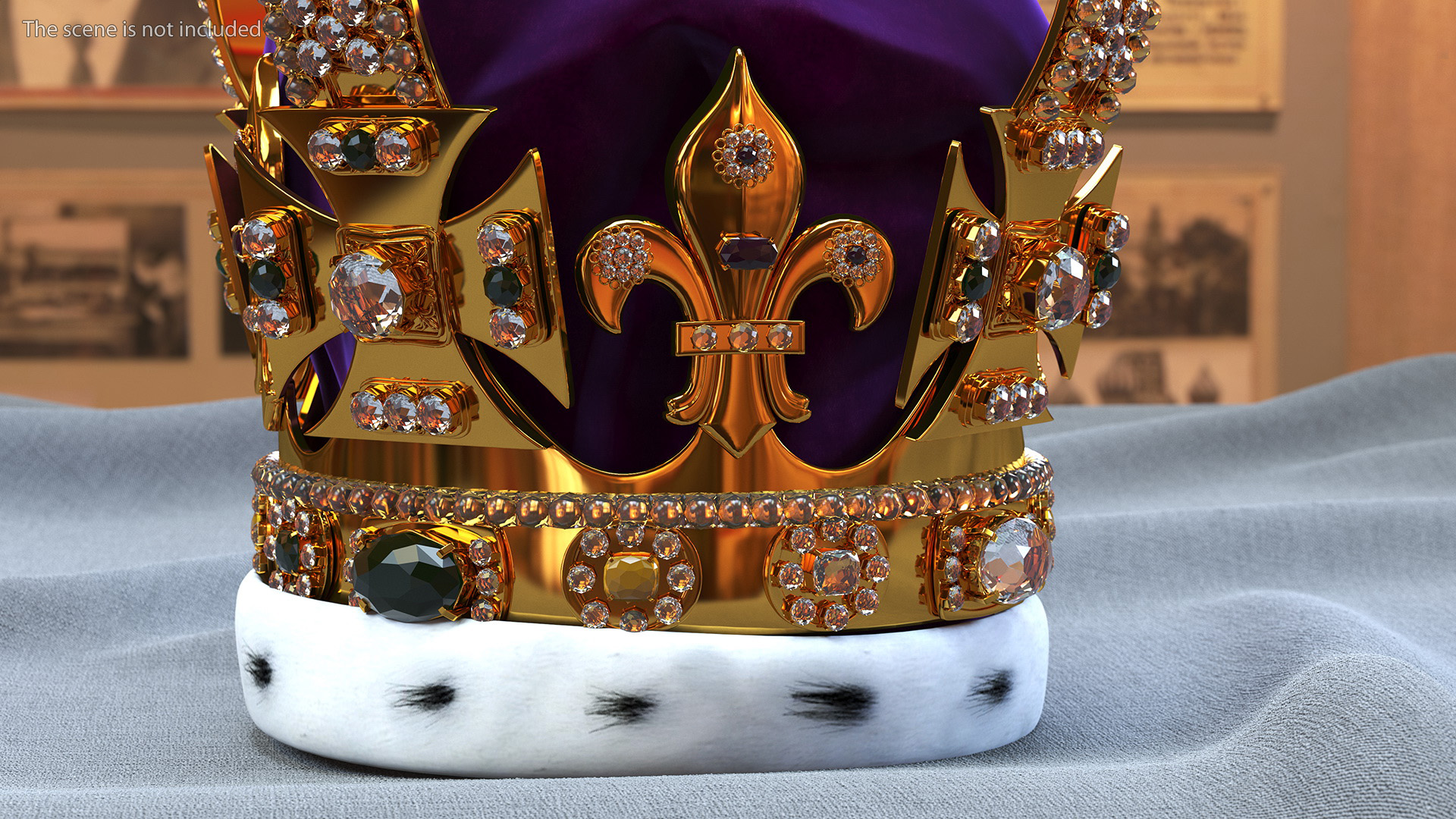 3D St Edwards Crown