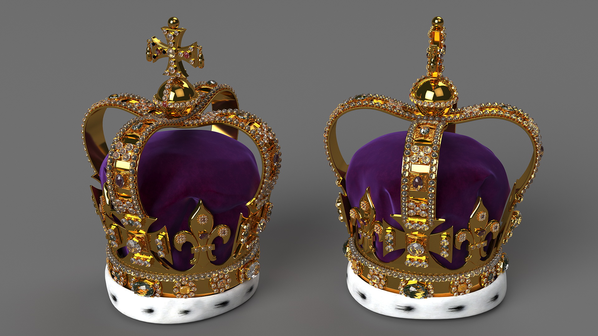 3D St Edwards Crown