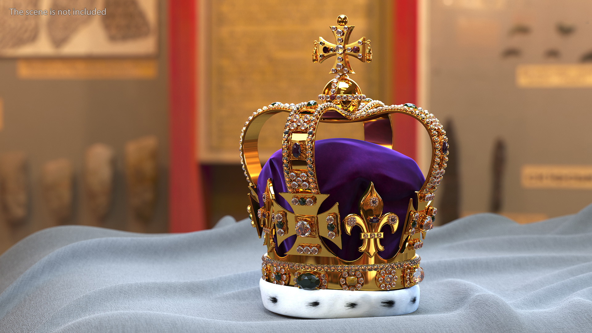 3D St Edwards Crown