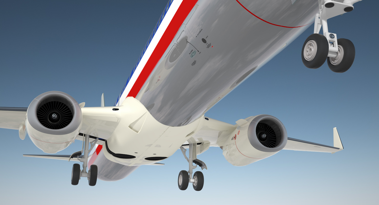 3D Boeing 737 900 with Interior American Airlines