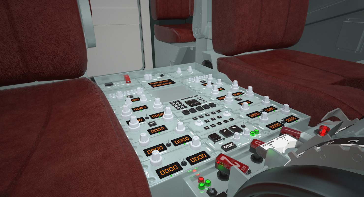 3D Boeing 737 900 with Interior American Airlines