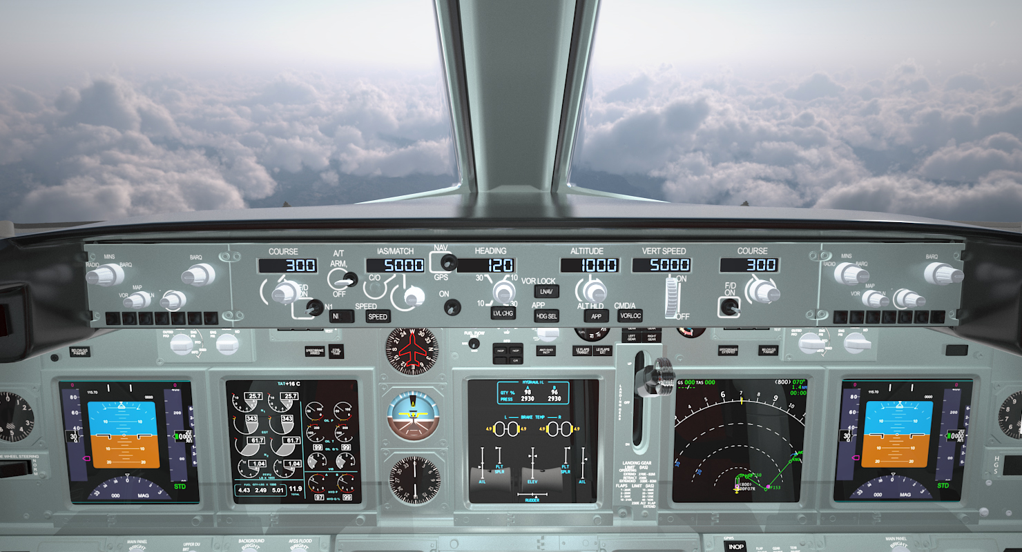3D Boeing 737 900 with Interior American Airlines