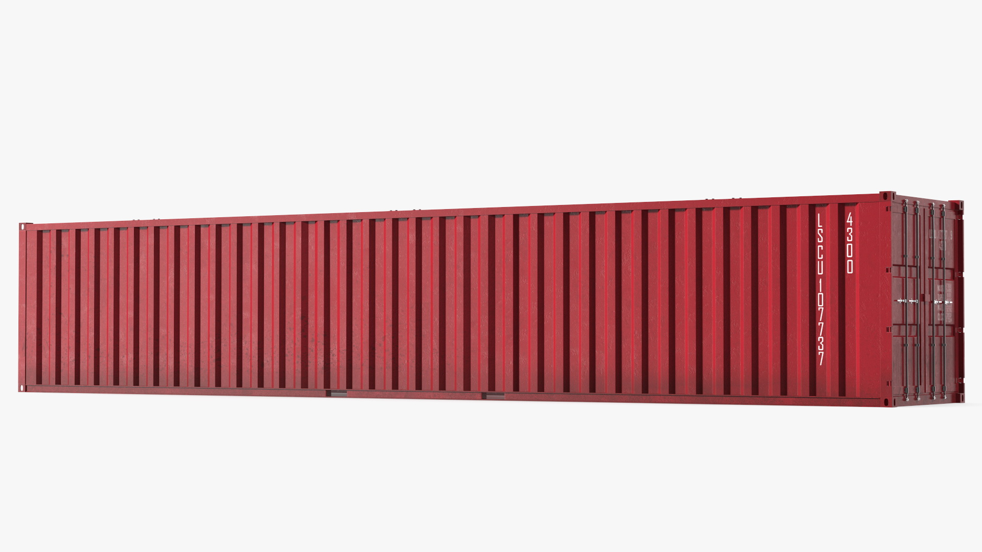 Standard Shipping Cargo Container 48 Ft 3D model