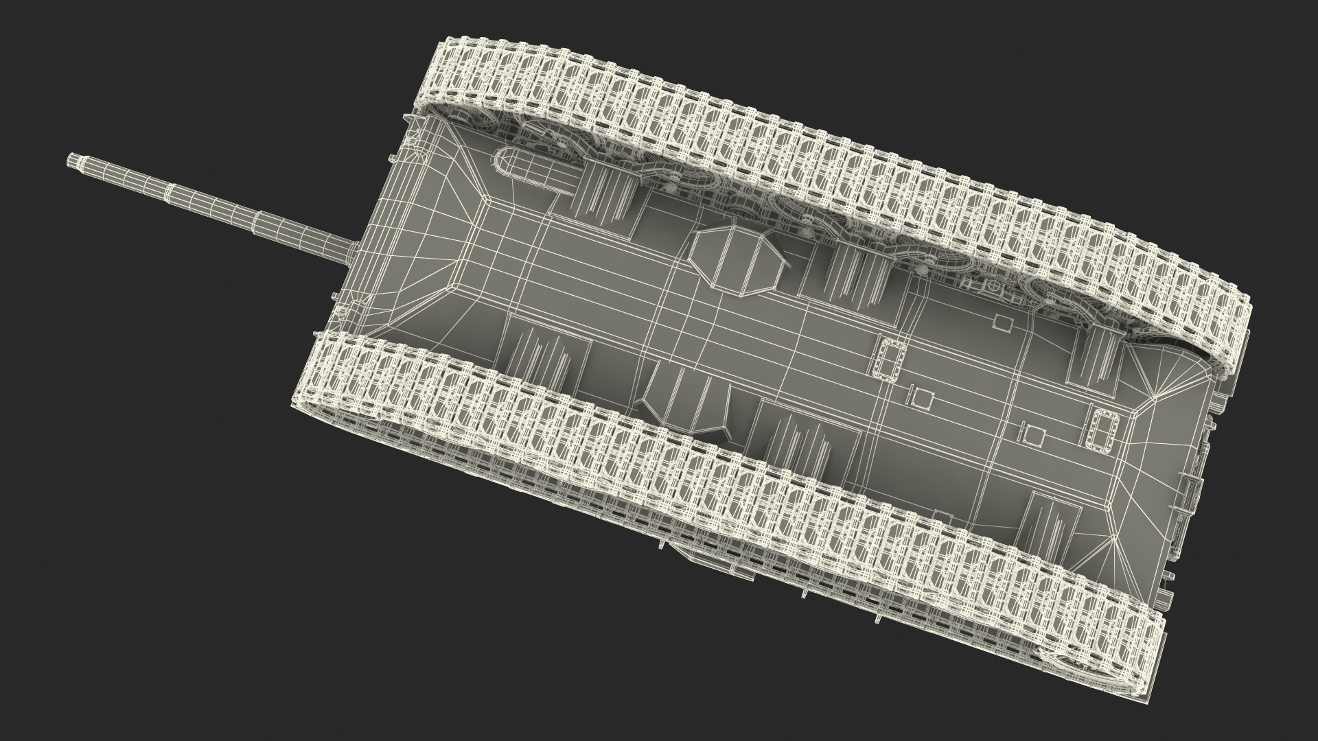 Amx-30 French Army Main Battle Tank Rigged 3D