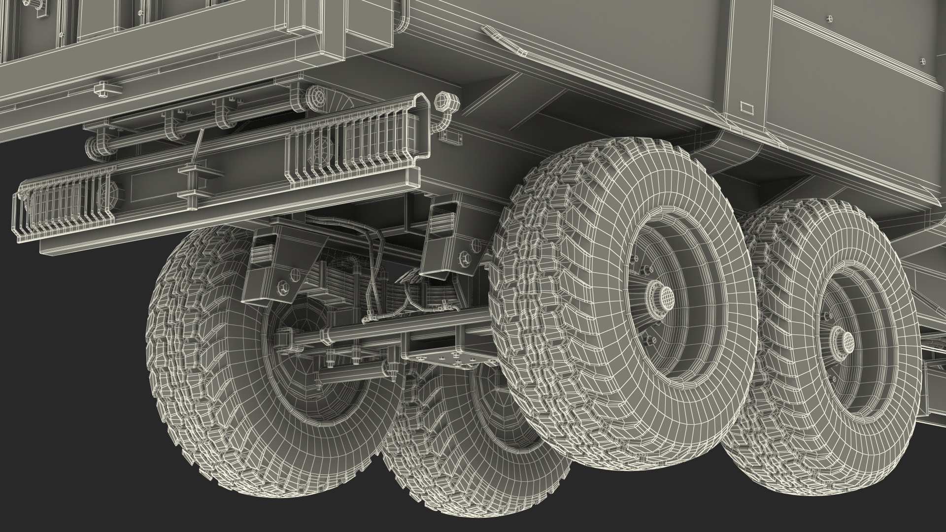 3D Agricultural Tipper Trailer Clean model