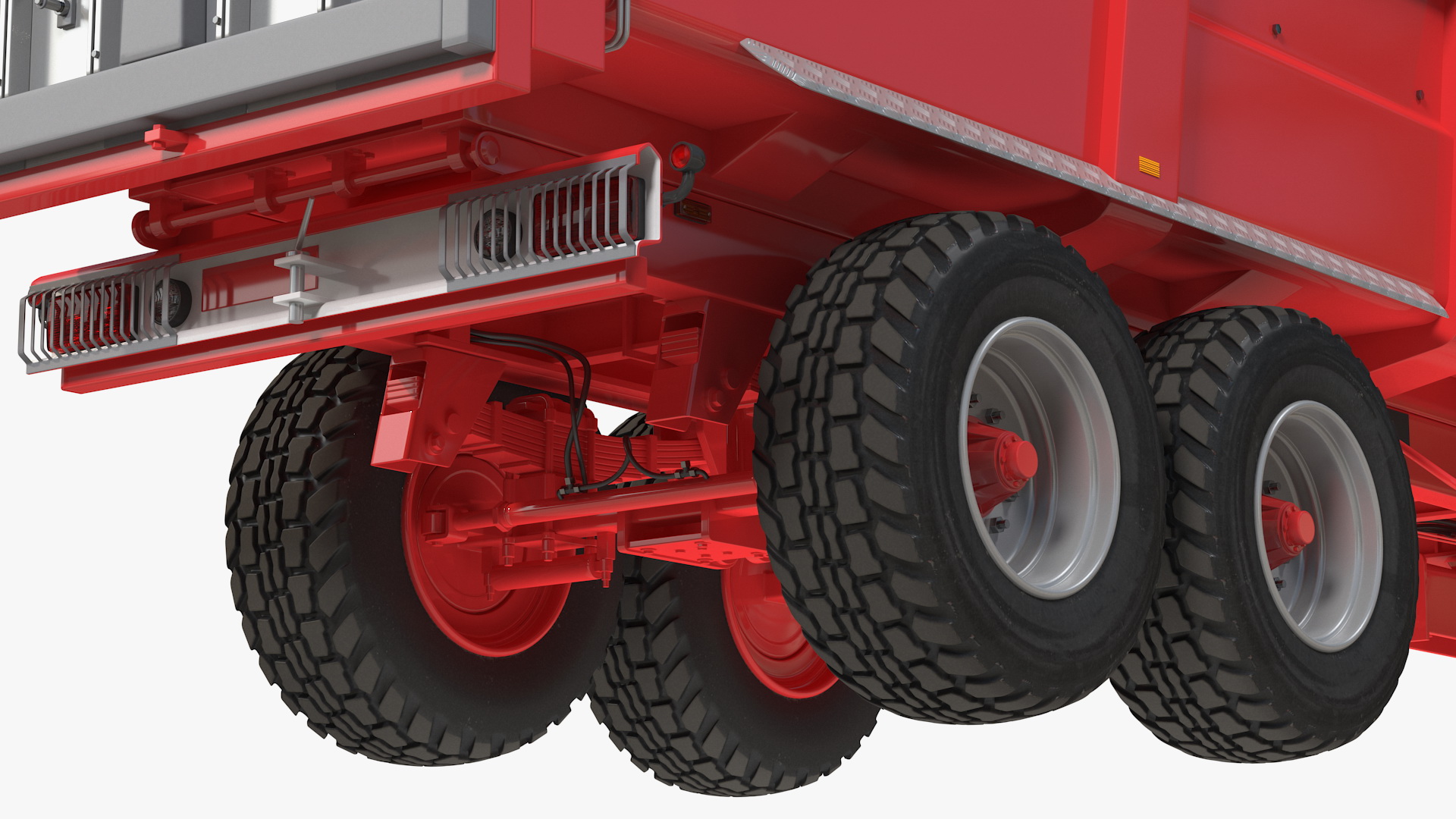 3D Agricultural Tipper Trailer Clean model