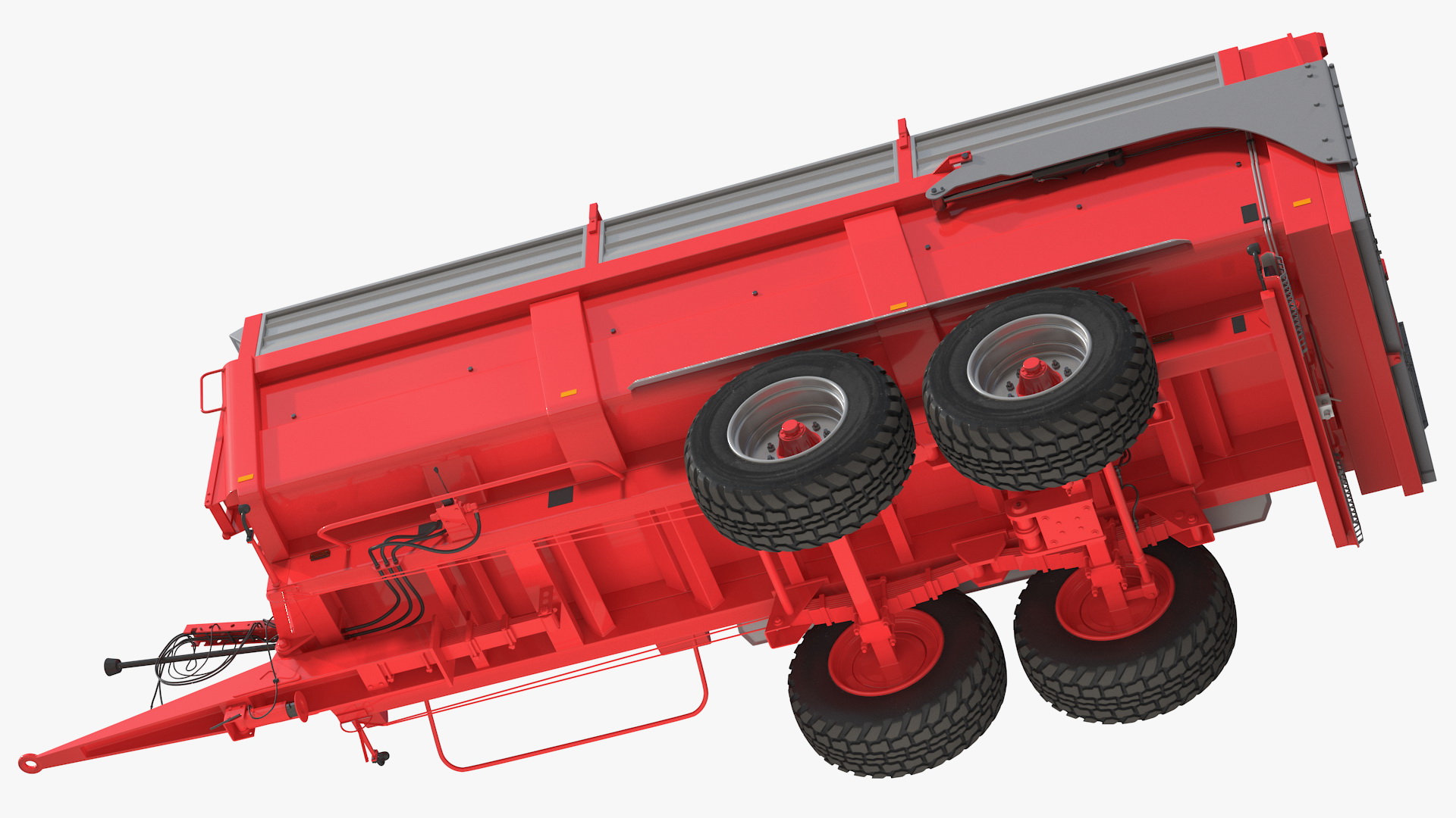 3D Agricultural Tipper Trailer Clean model