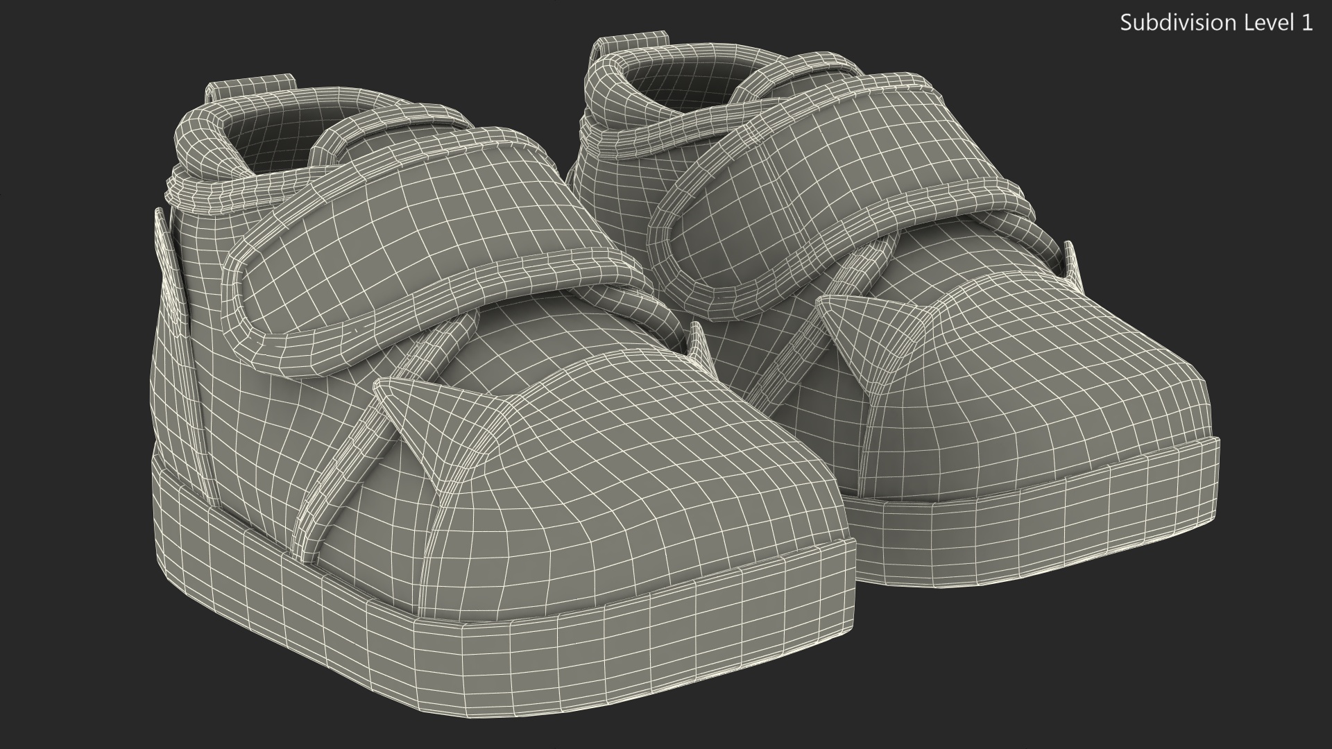 3D Fox Infant Shoes