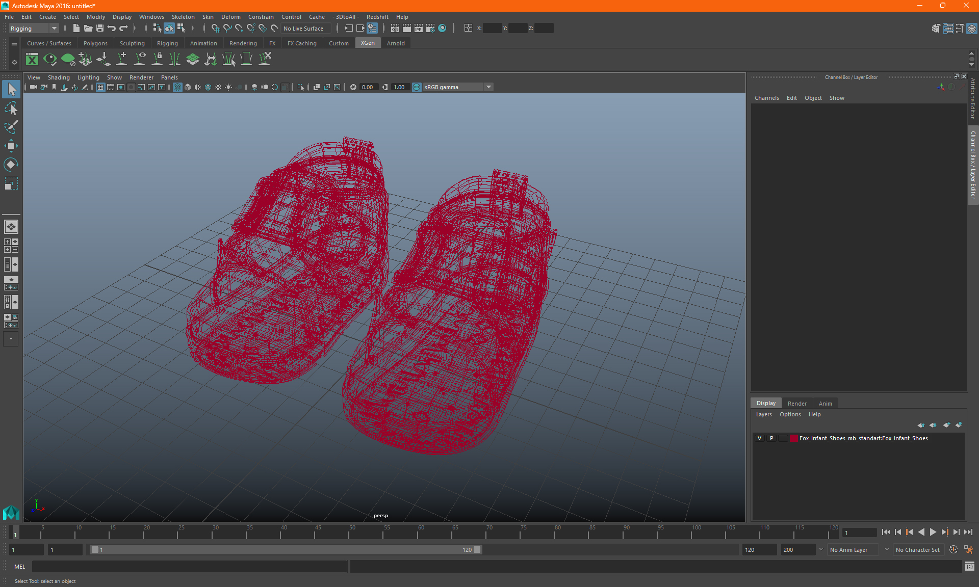 3D Fox Infant Shoes