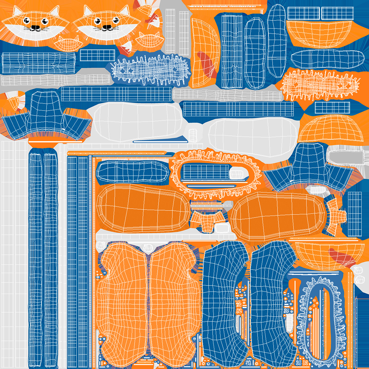 3D Fox Infant Shoes