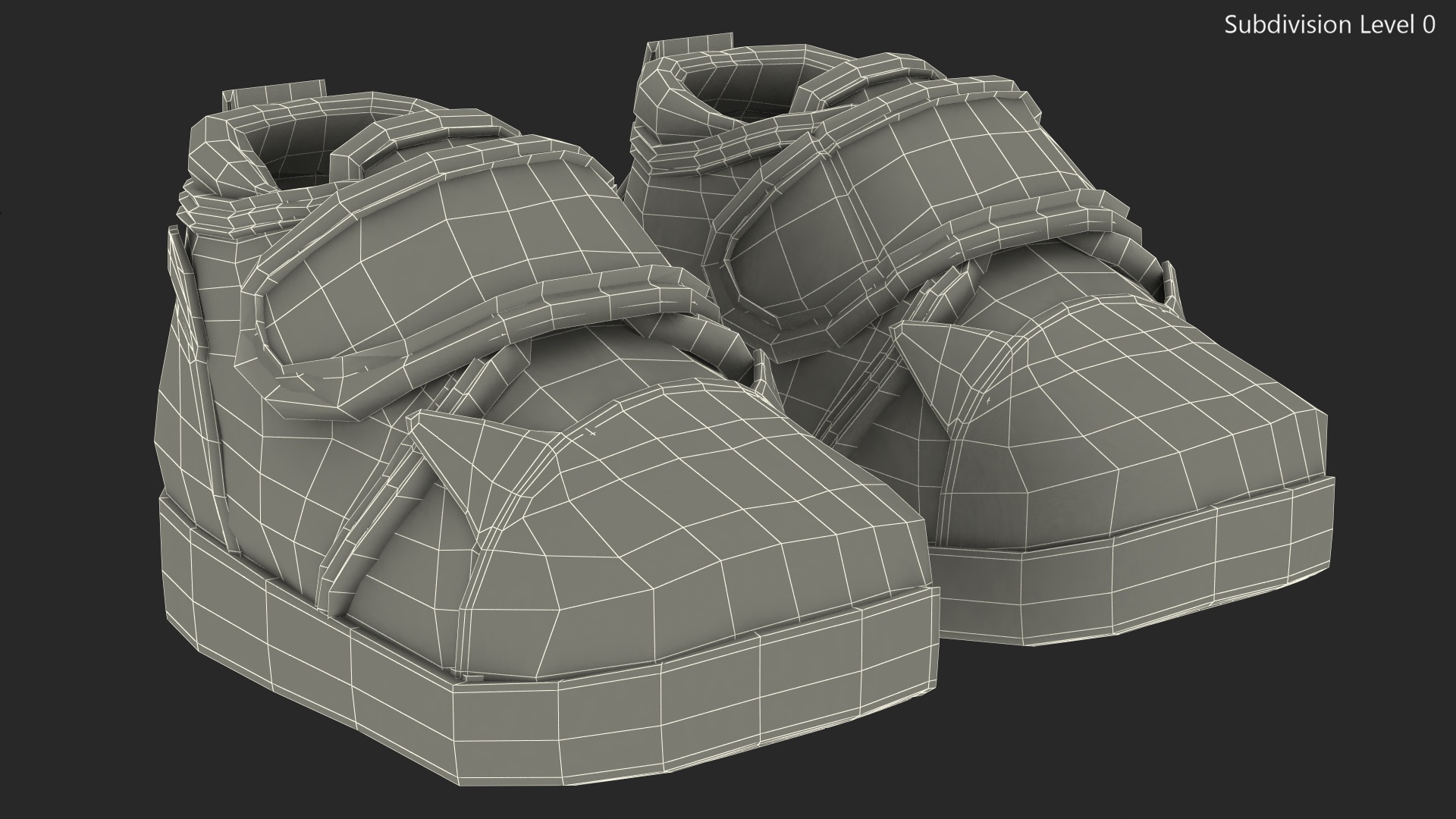 3D Fox Infant Shoes