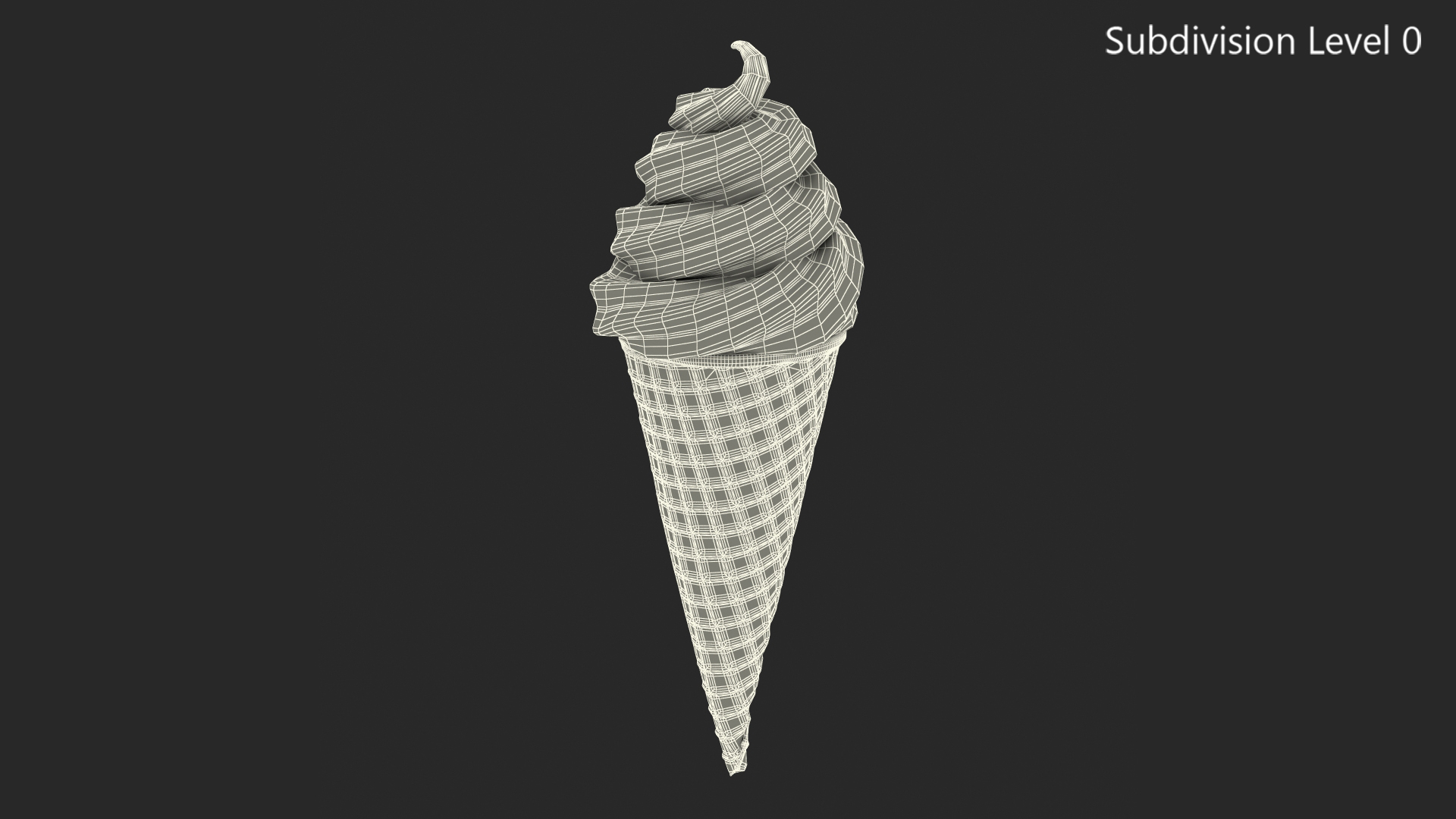 Ice Cream Cone 3D model
