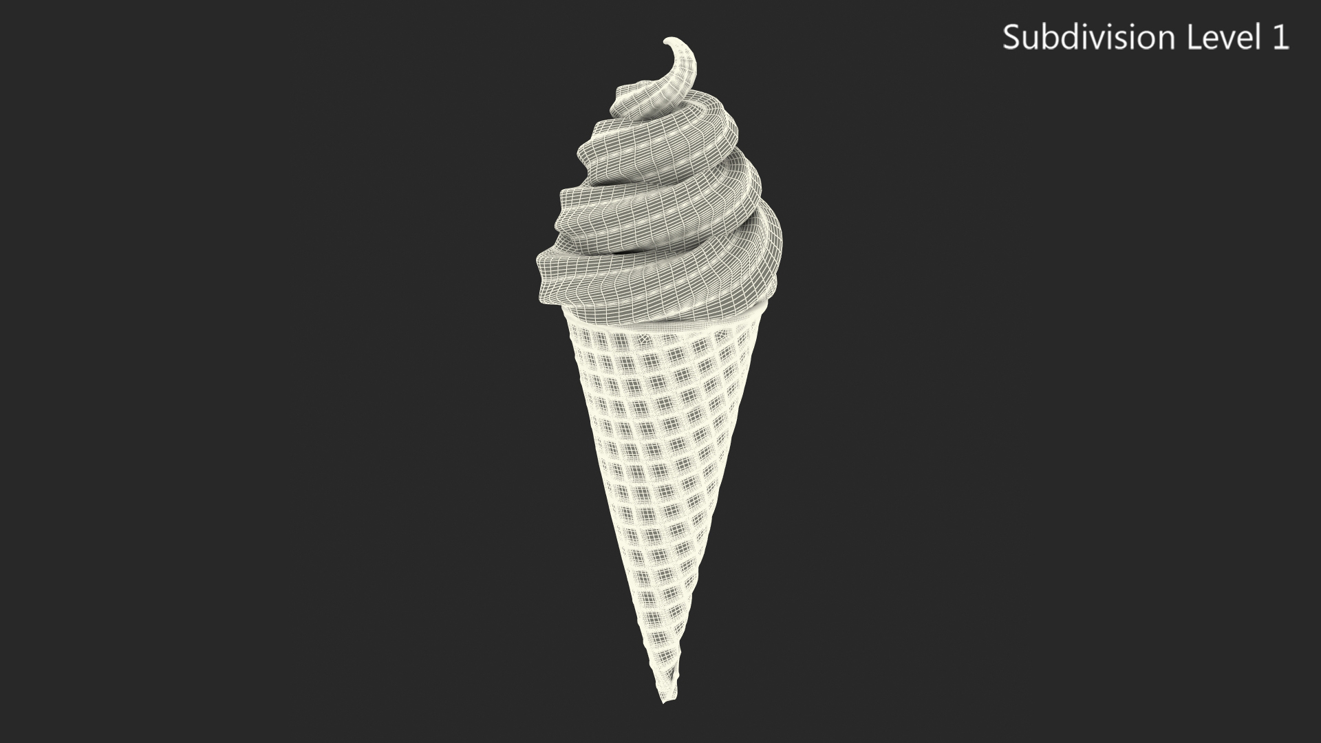 Ice Cream Cone 3D model