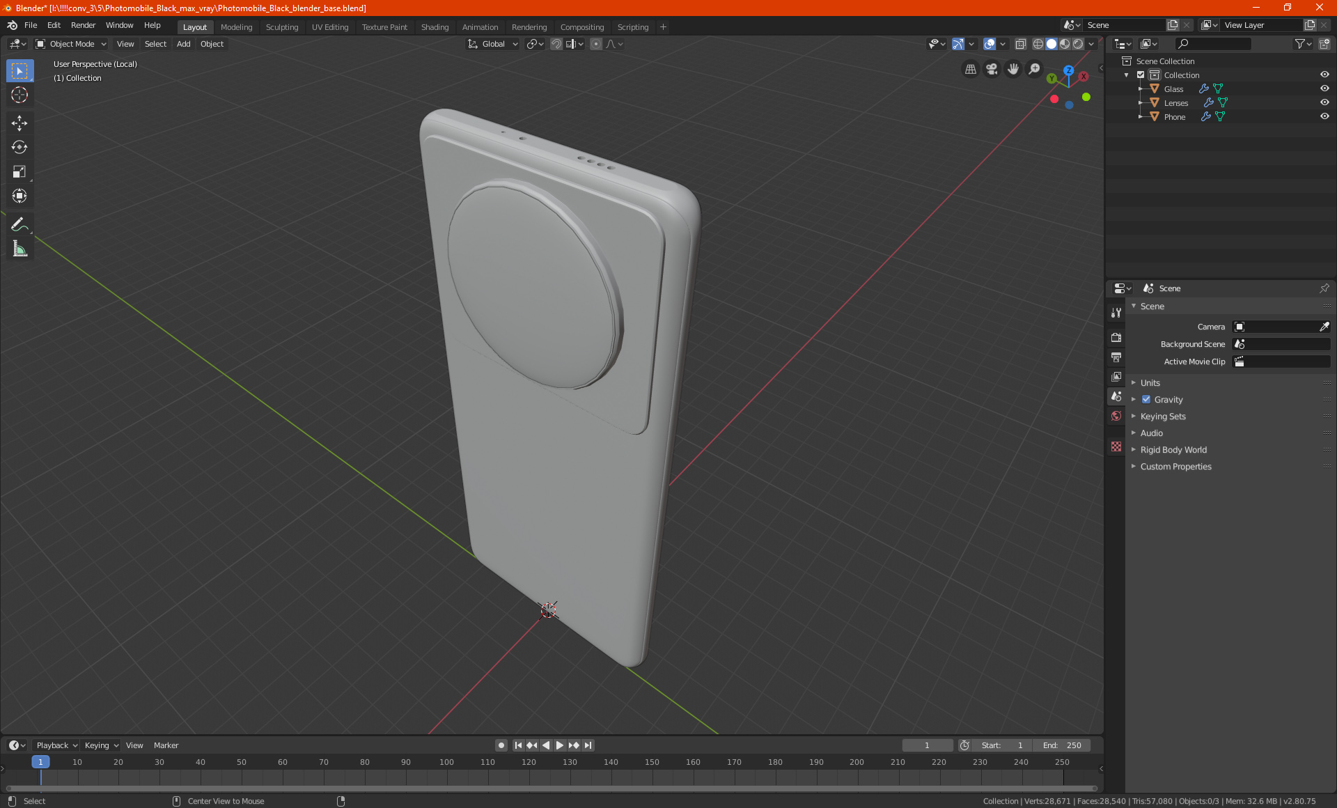 Photomobile Black 3D