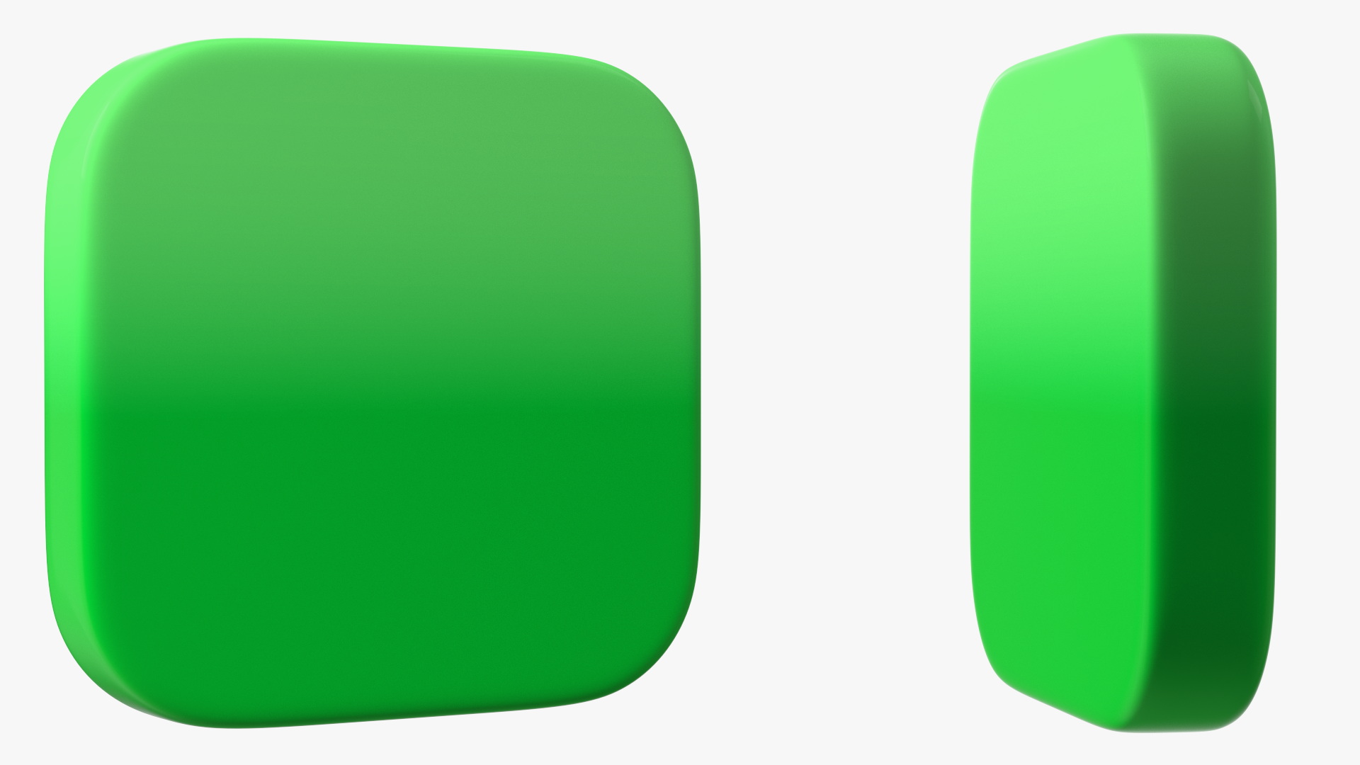 3D iPhone iOS Numbers Icon model