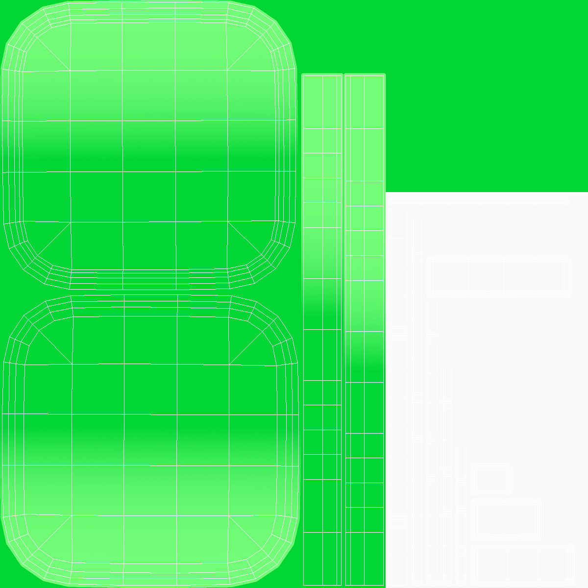 3D iPhone iOS Numbers Icon model
