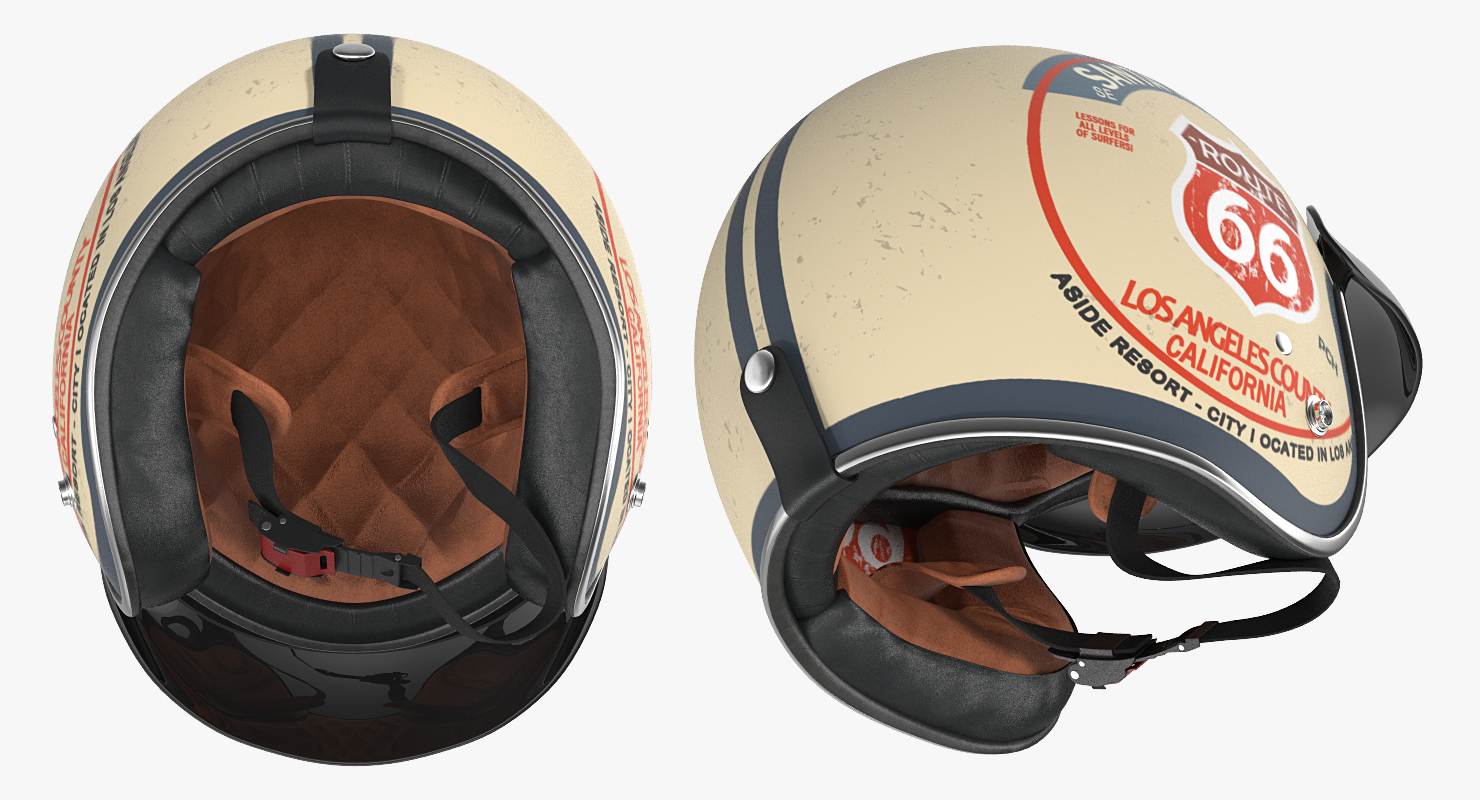 3D model Torc Route 66 Helmet
