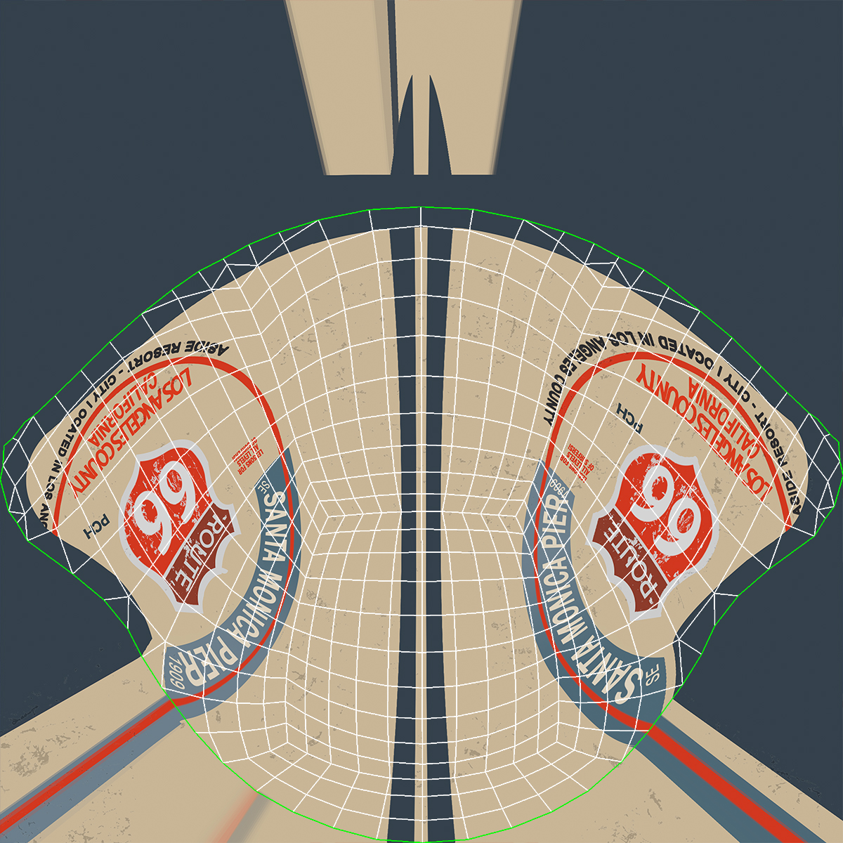 3D model Torc Route 66 Helmet