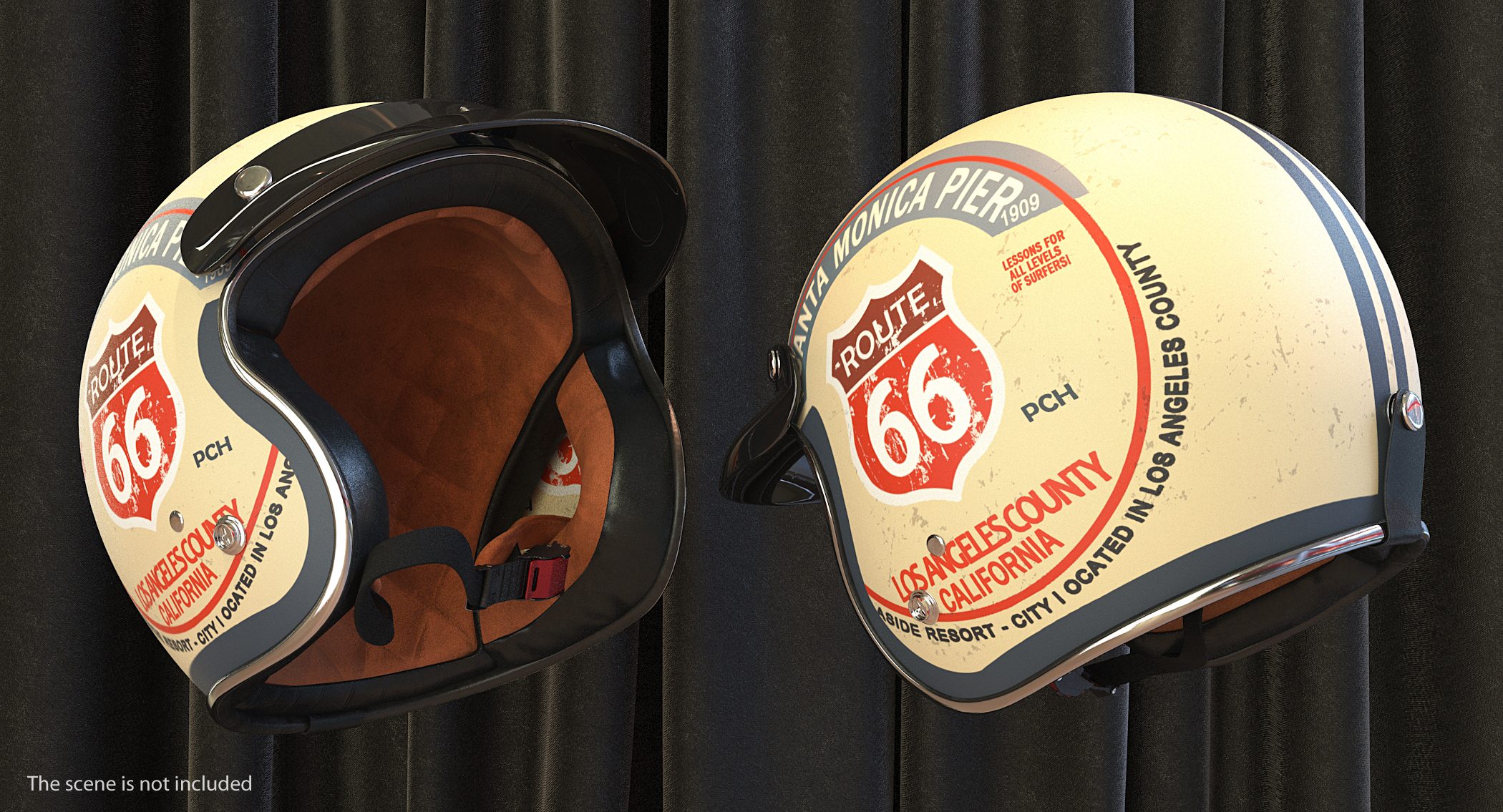 3D model Torc Route 66 Helmet