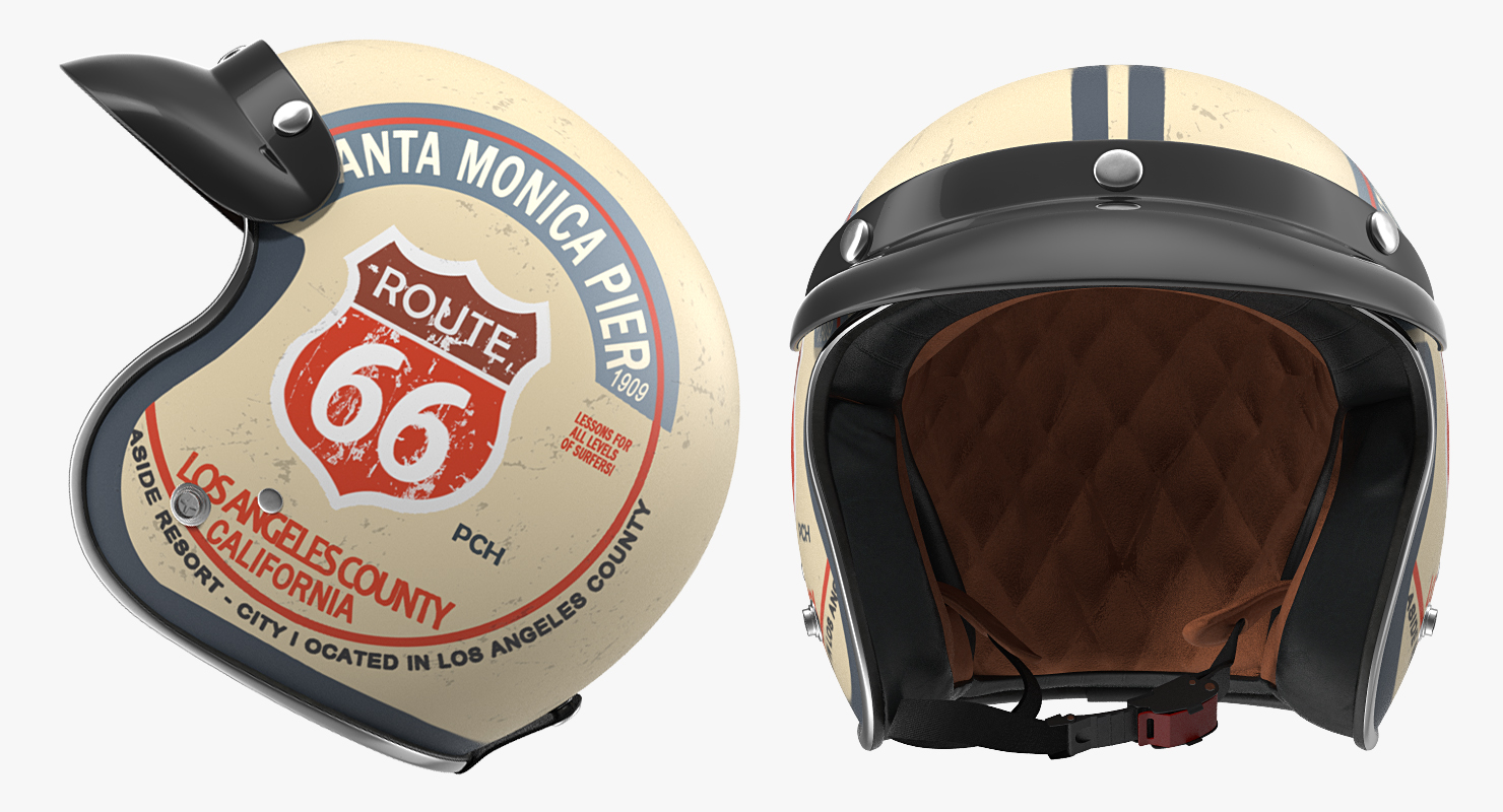 3D model Torc Route 66 Helmet