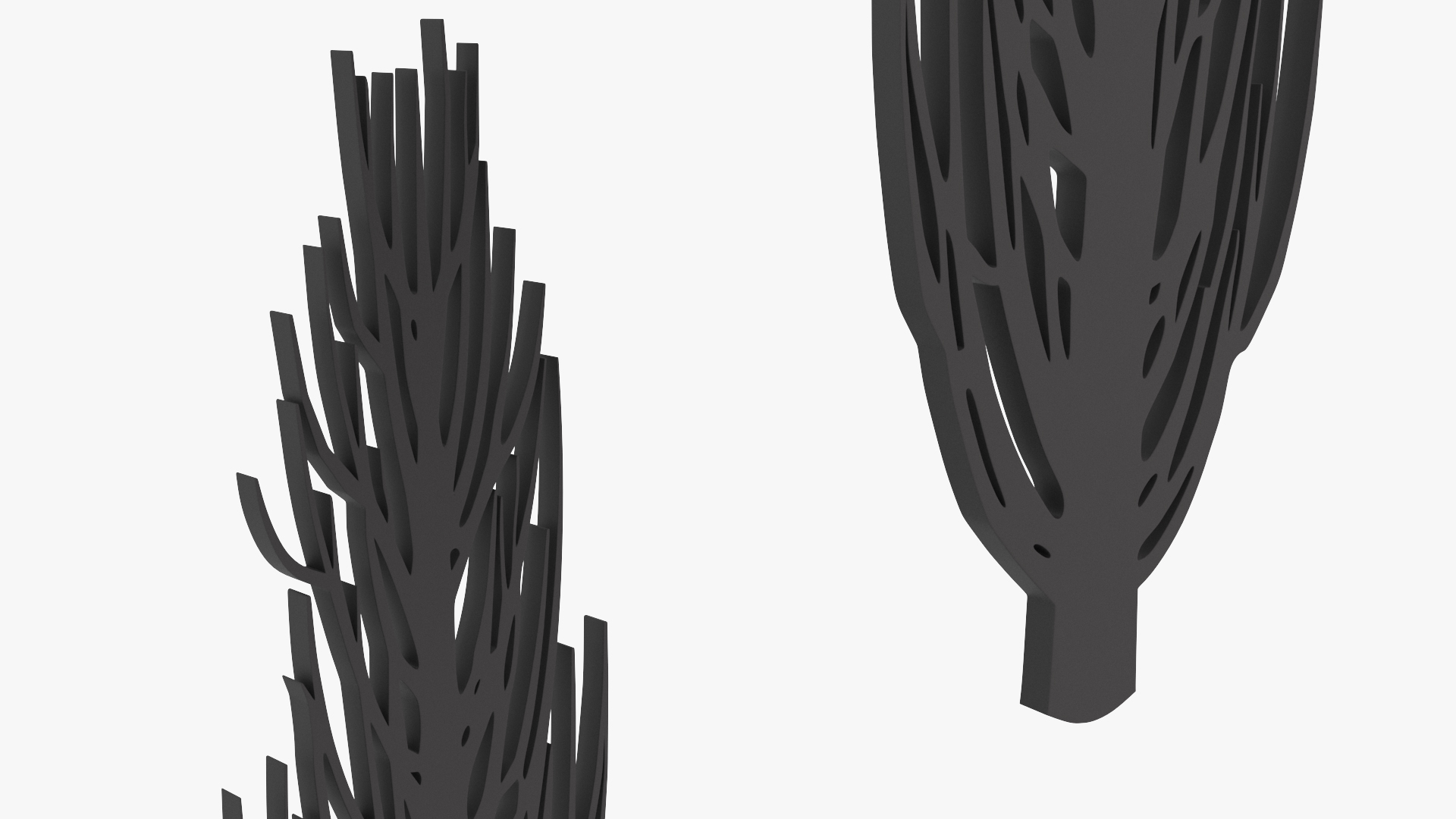 Desert Tree Silhouette 3D