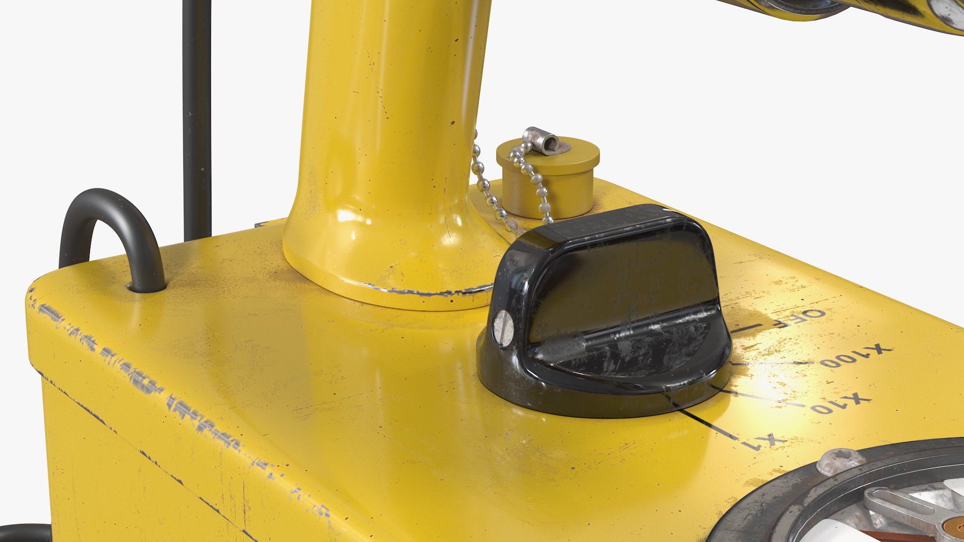 Cold War Geiger Counter Old 3D