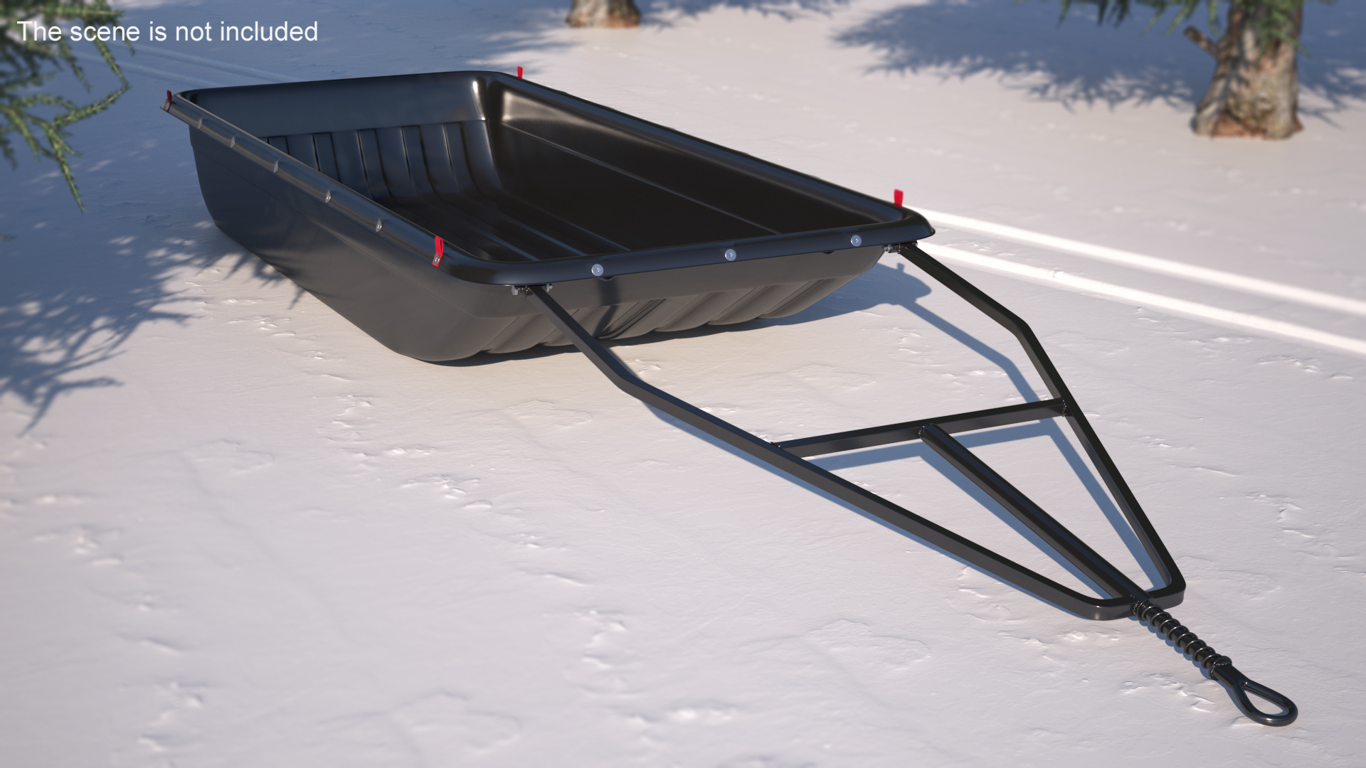 Open Body Freight Sled 3D