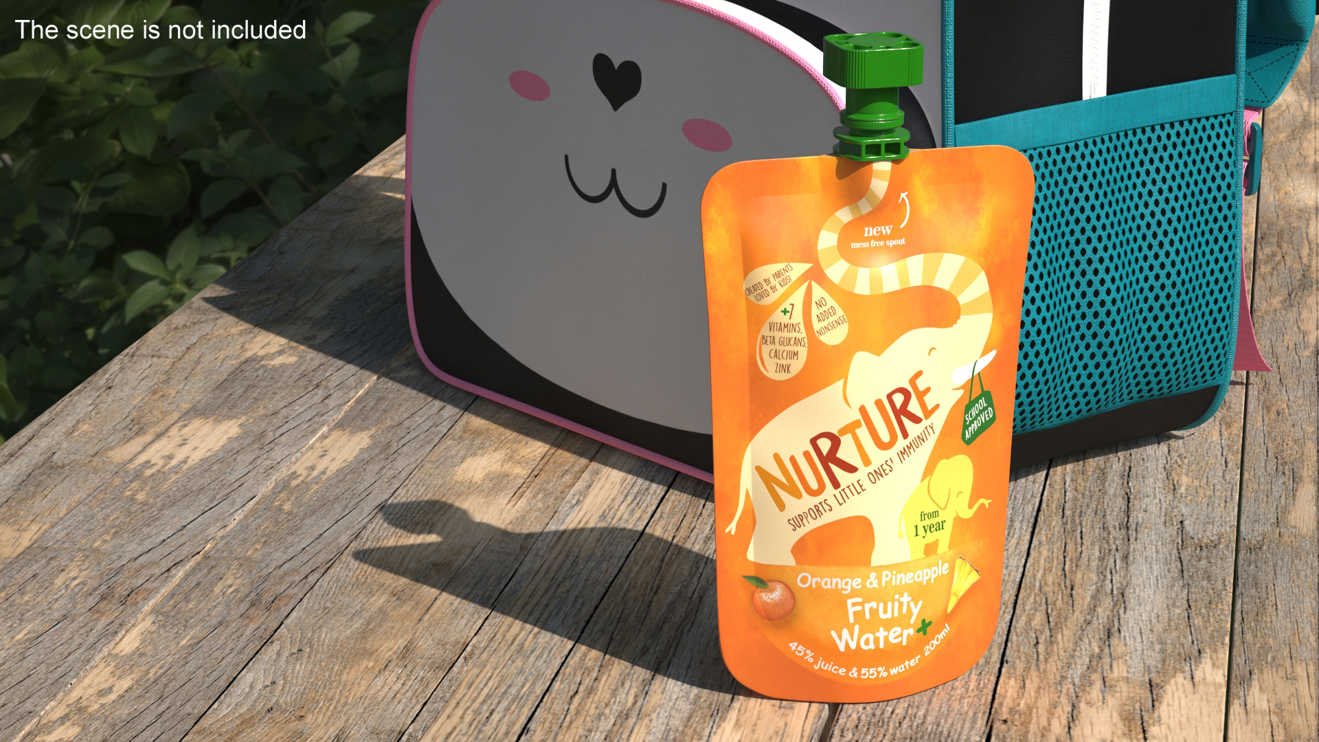 3D Nurture Fruity Water Orange and Pineapple