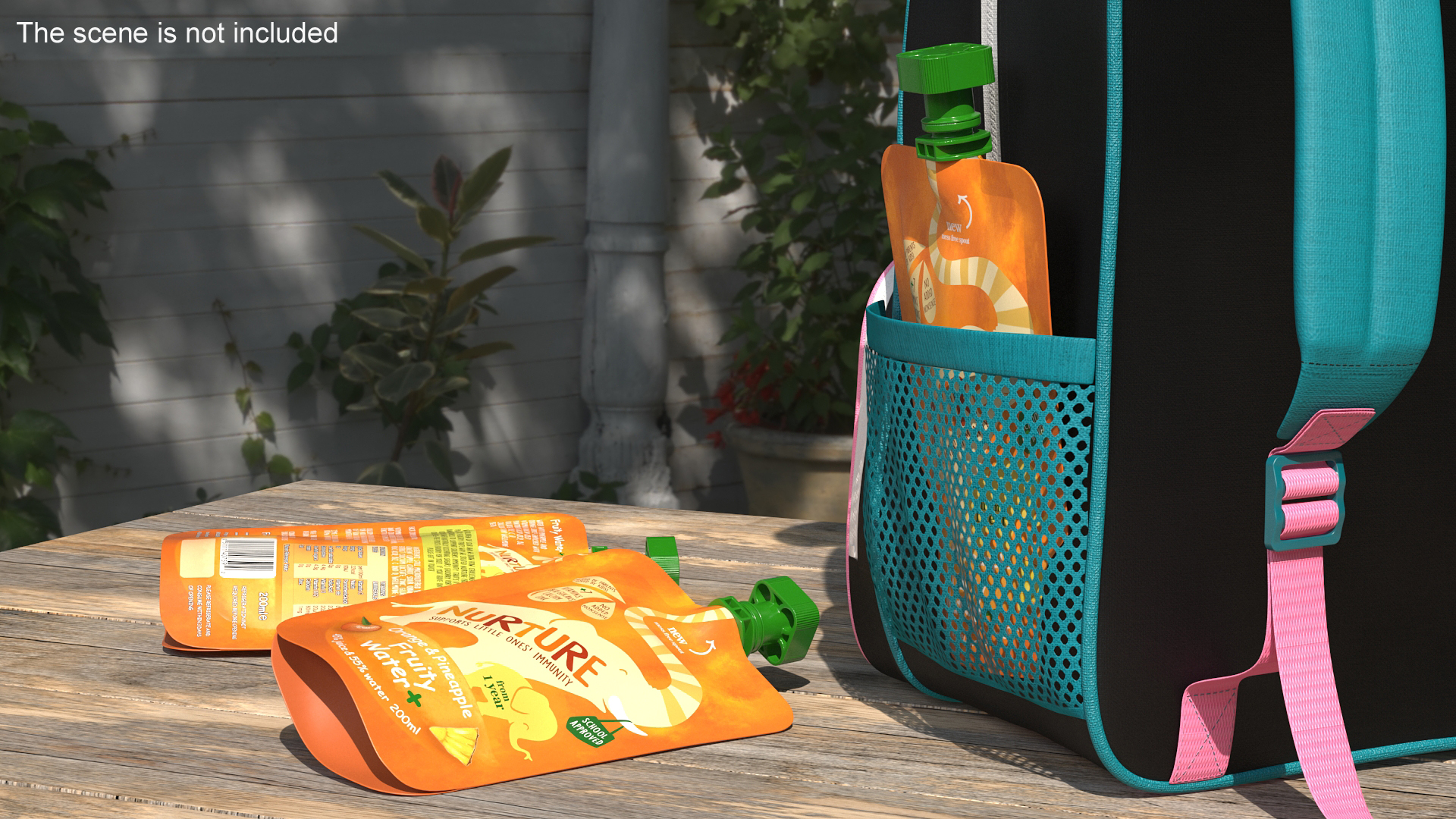 3D Nurture Fruity Water Orange and Pineapple