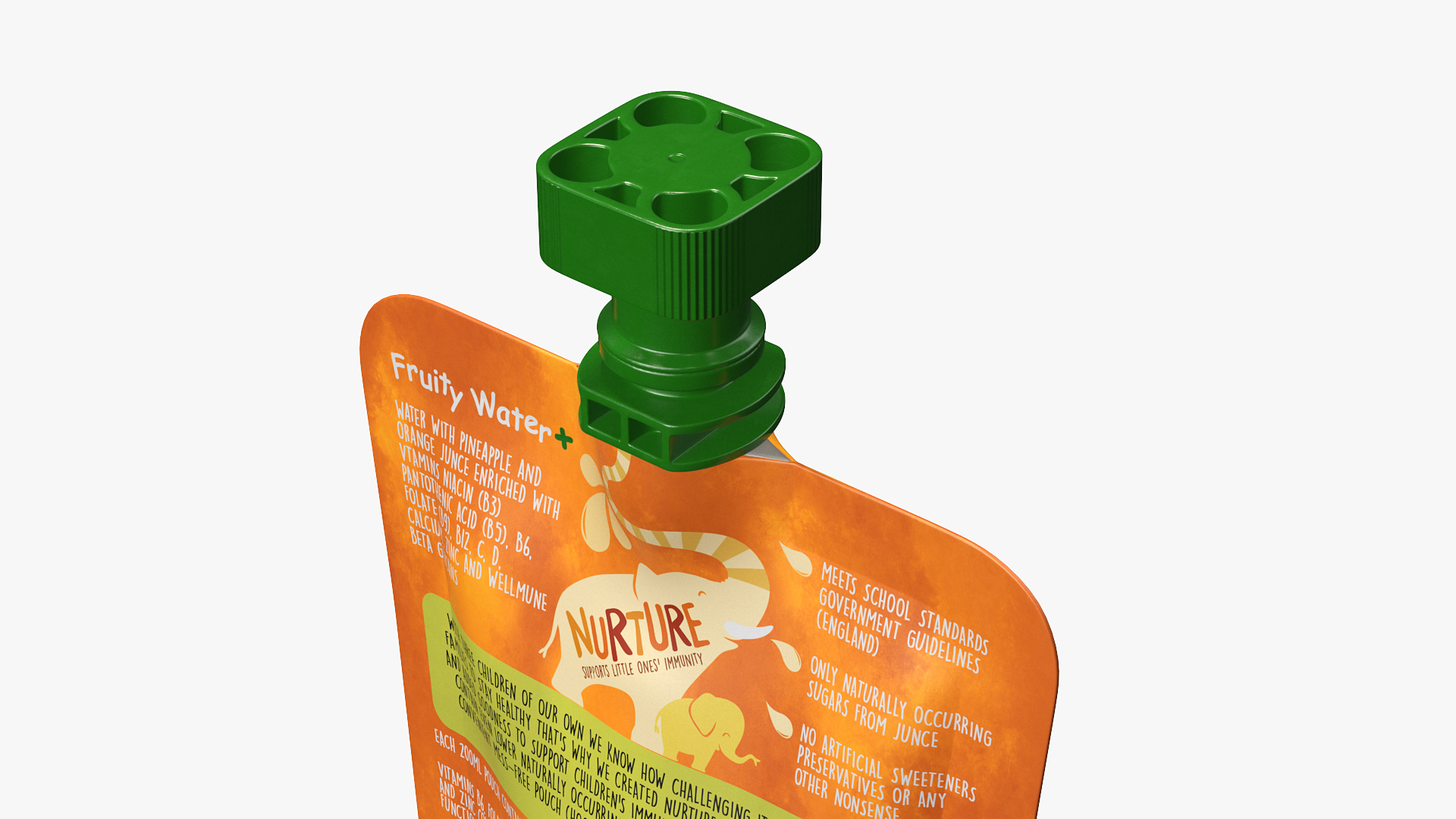 3D Nurture Fruity Water Orange and Pineapple