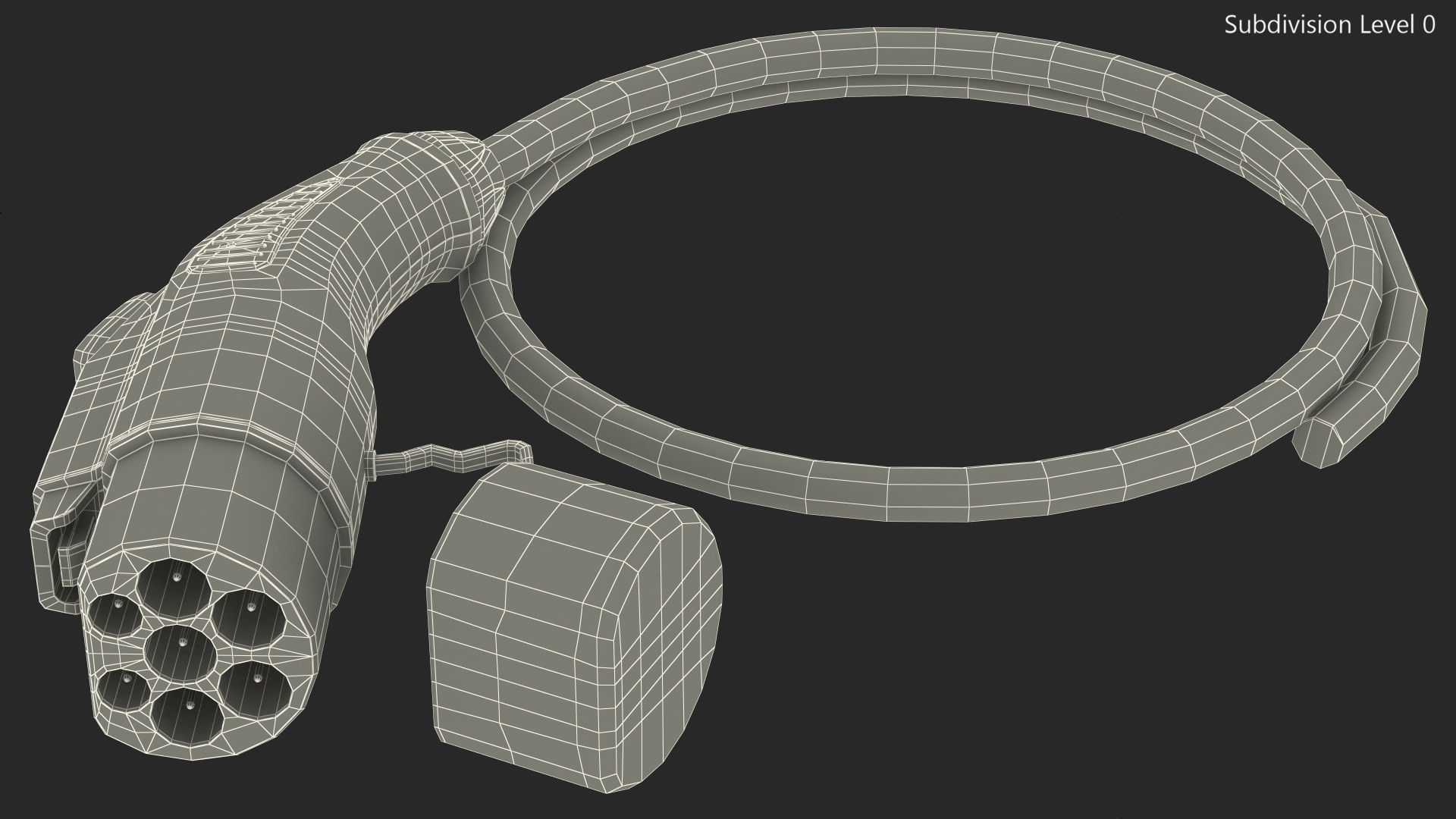 GBT 20234 AC EV Charging Connector 3D model