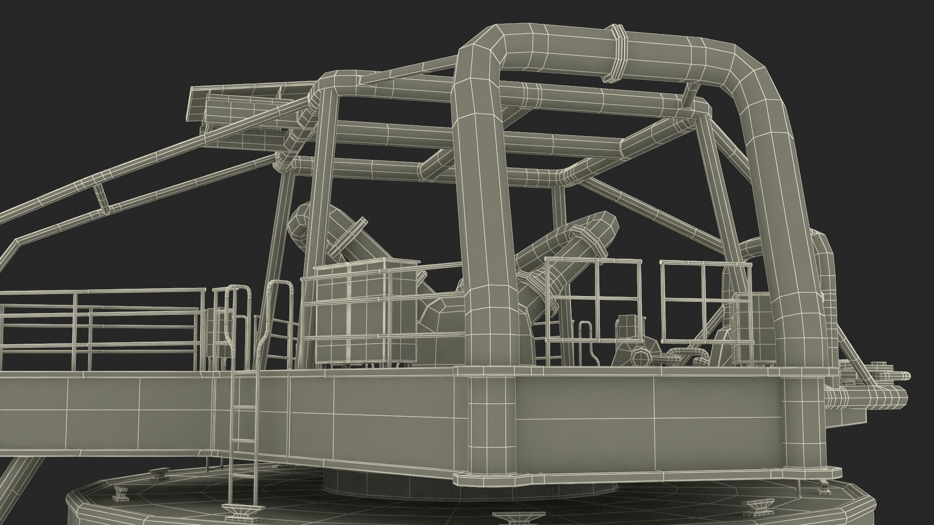 3D model Single Point Mooring Buoy