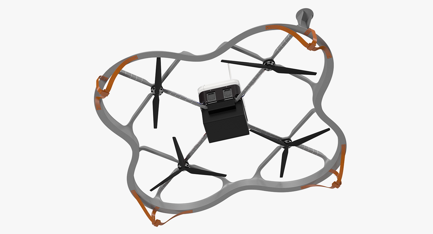 3D model Delivery Cargo Drone
