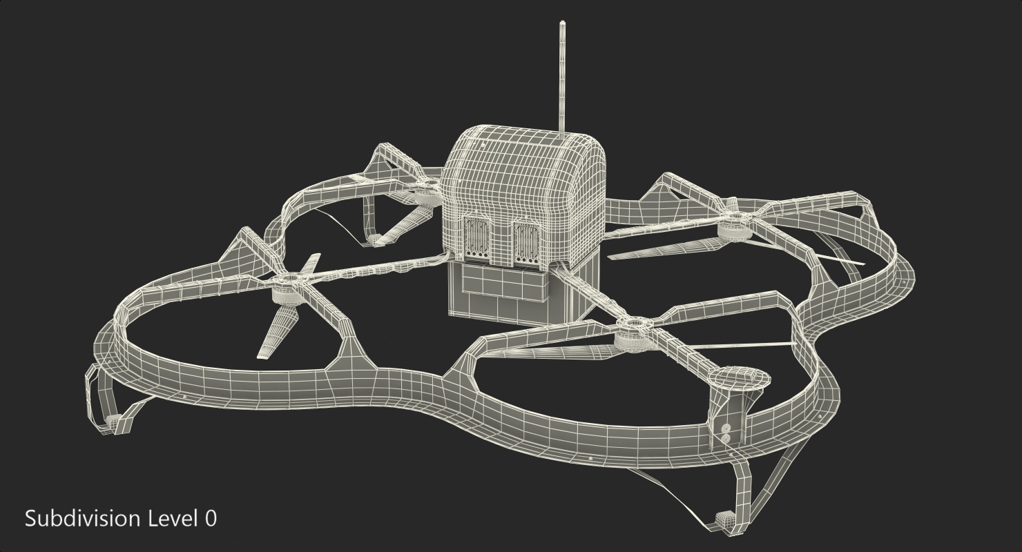 3D model Delivery Cargo Drone