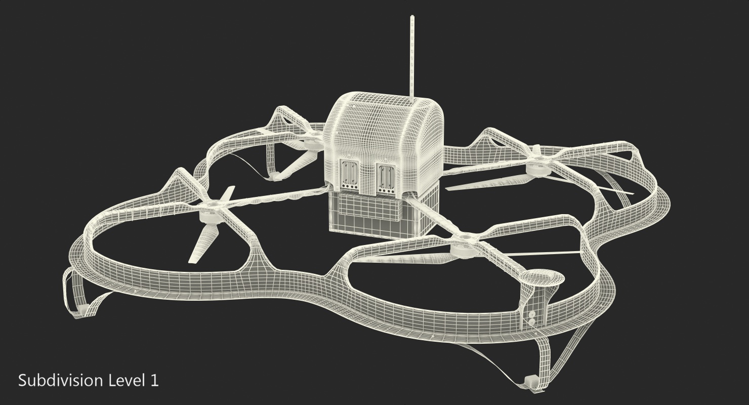 3D model Delivery Cargo Drone