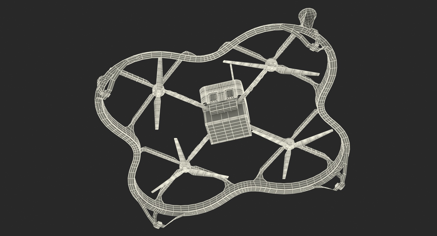 3D model Delivery Cargo Drone